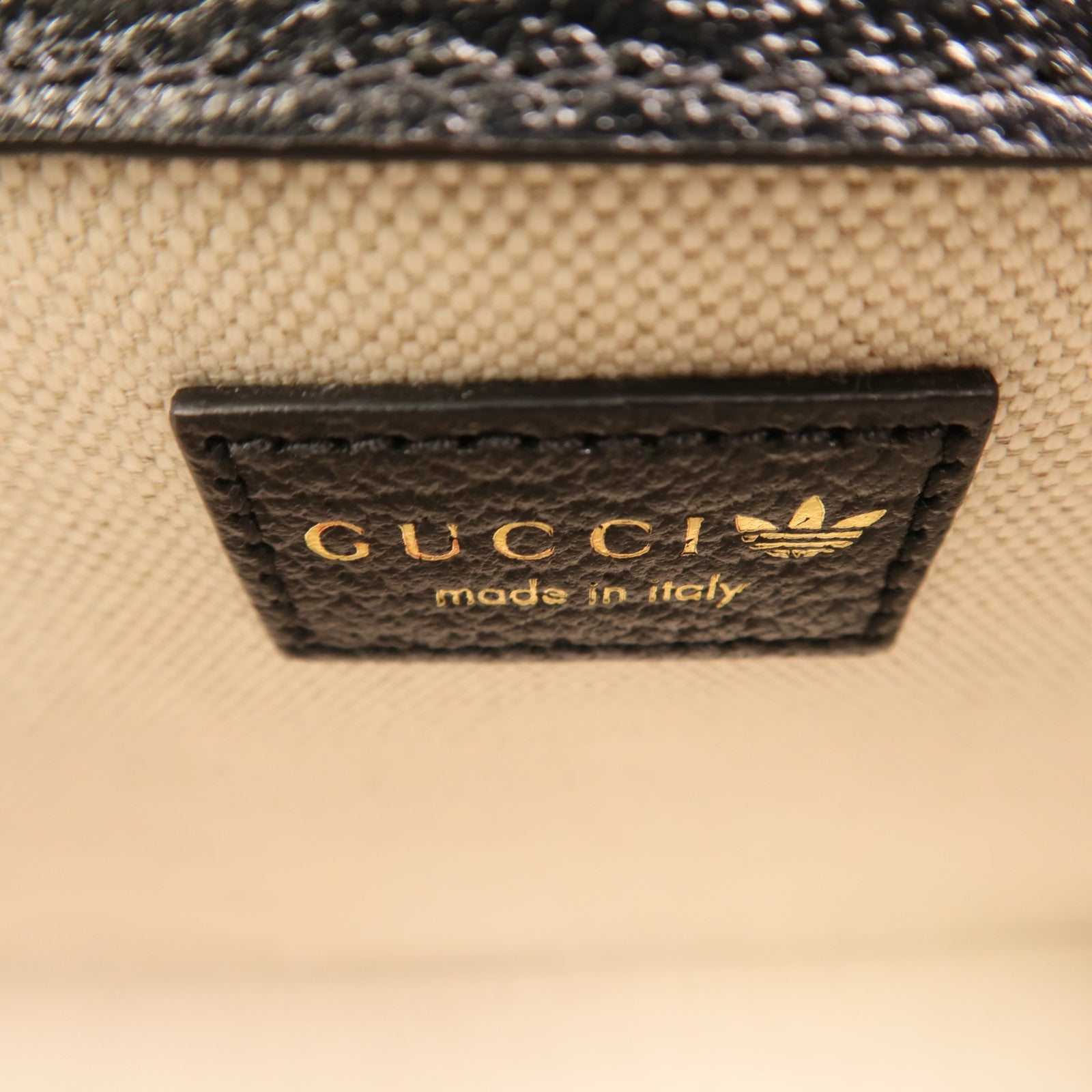 GUCCI 牛皮皮革Gucci x Adidas Horsebit 1955 Small金扣肩背袋