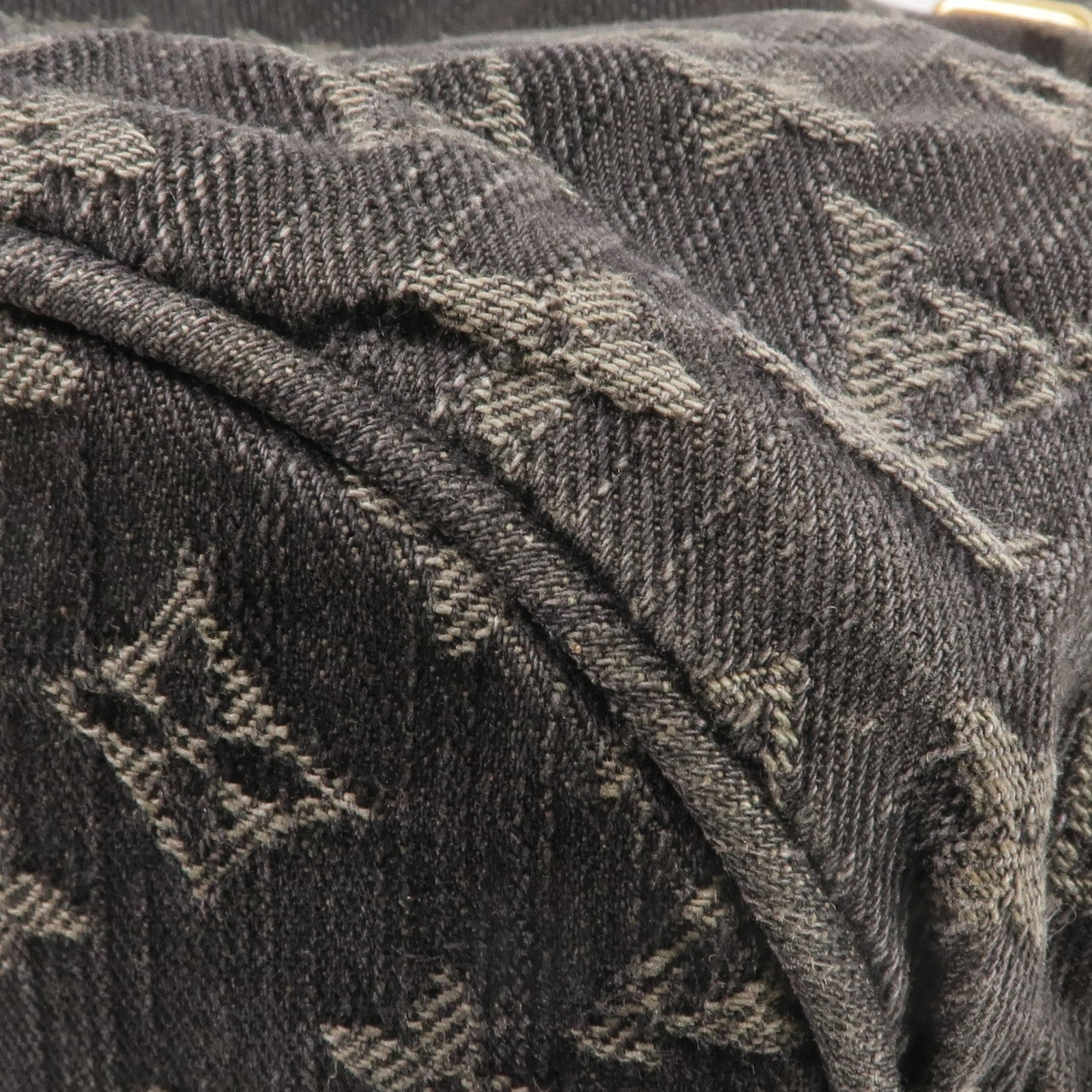 LOUIS VUITTON Monogram Denim Slightly金扣肩背袋