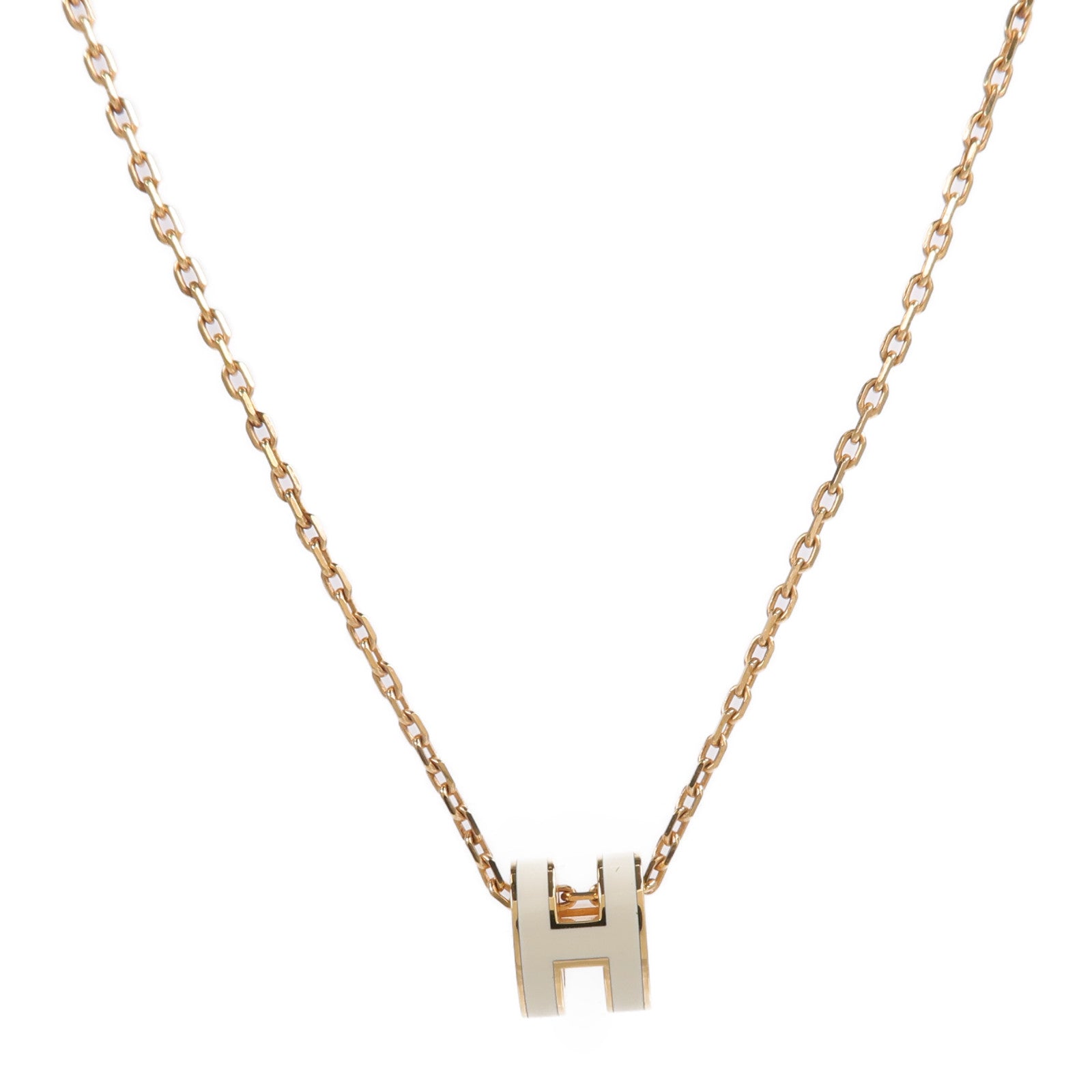 HERMES 金屬Mini Pop H Pendant項鍊