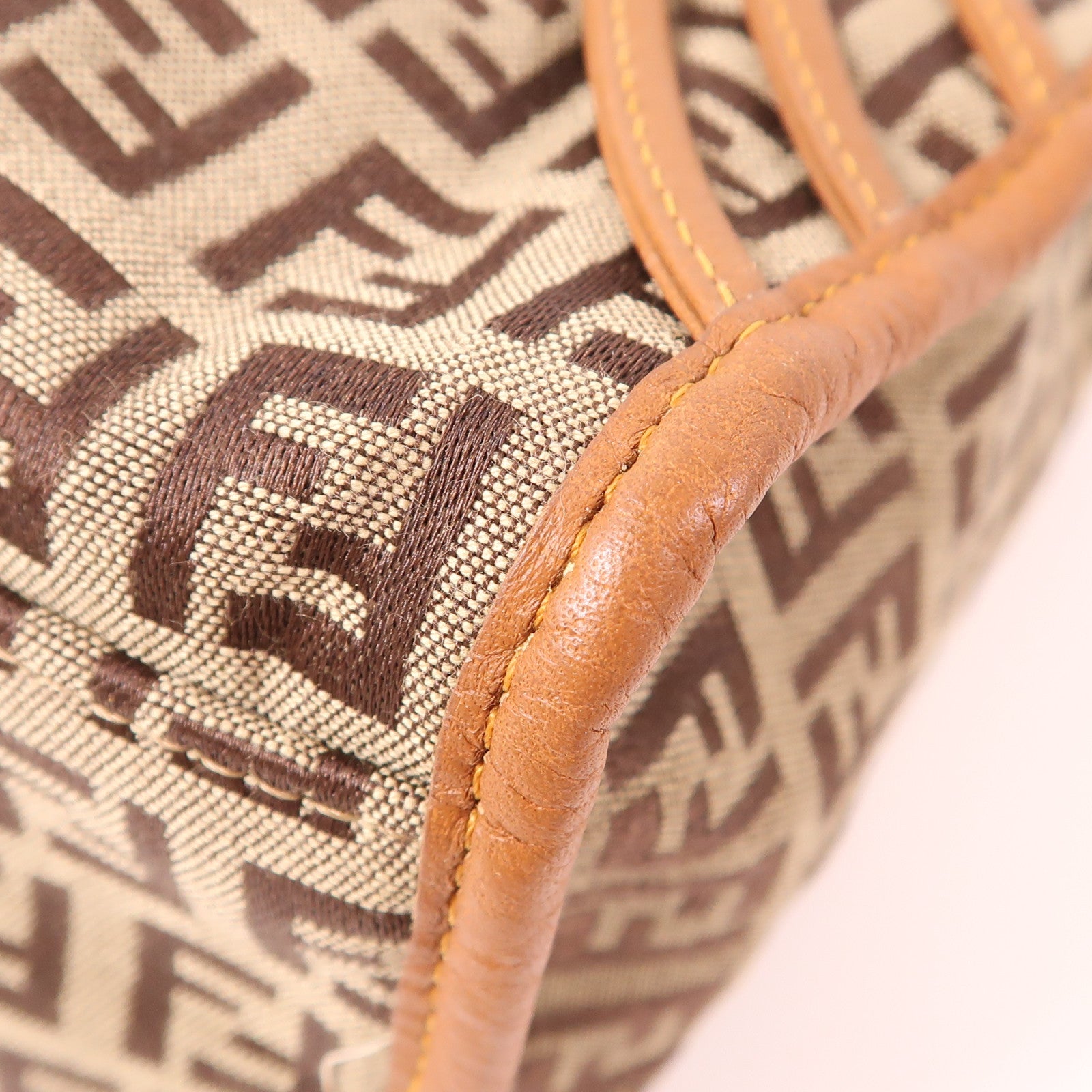 FENDI 帆布Hand Bag金扣手挽袋