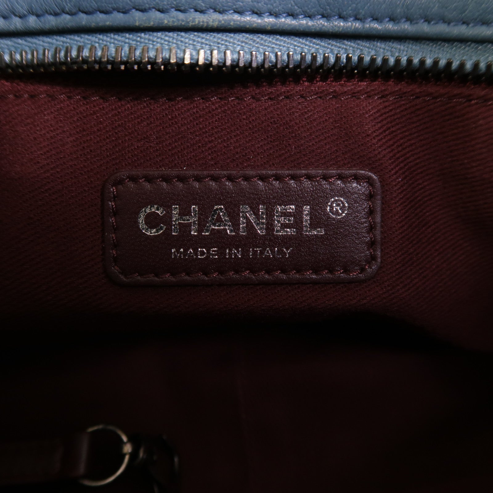 CHANEL 牛皮皮革Chain Tote鏈帶肩背袋
