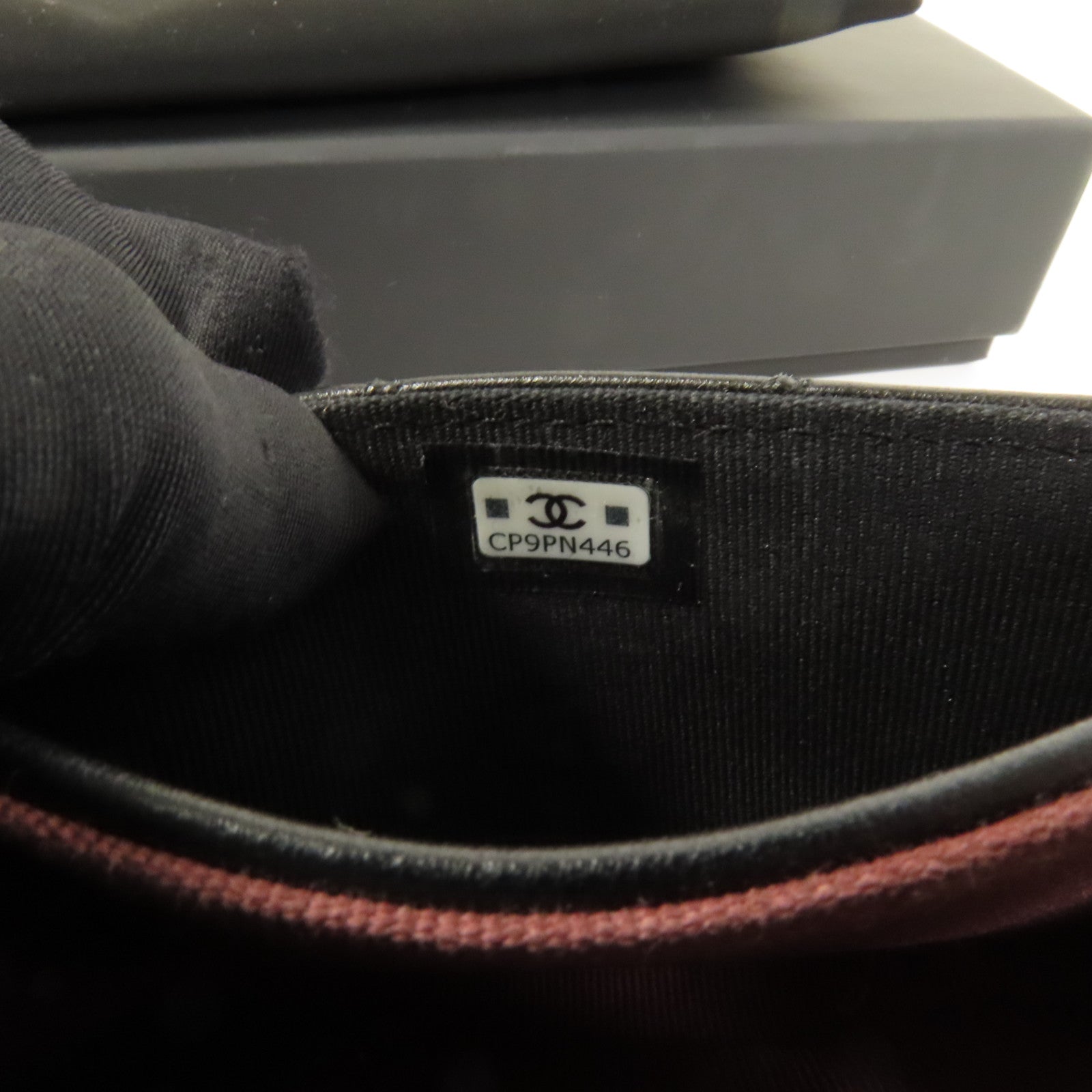 CHANEL 羊皮皮革Card Case金扣卡片套
