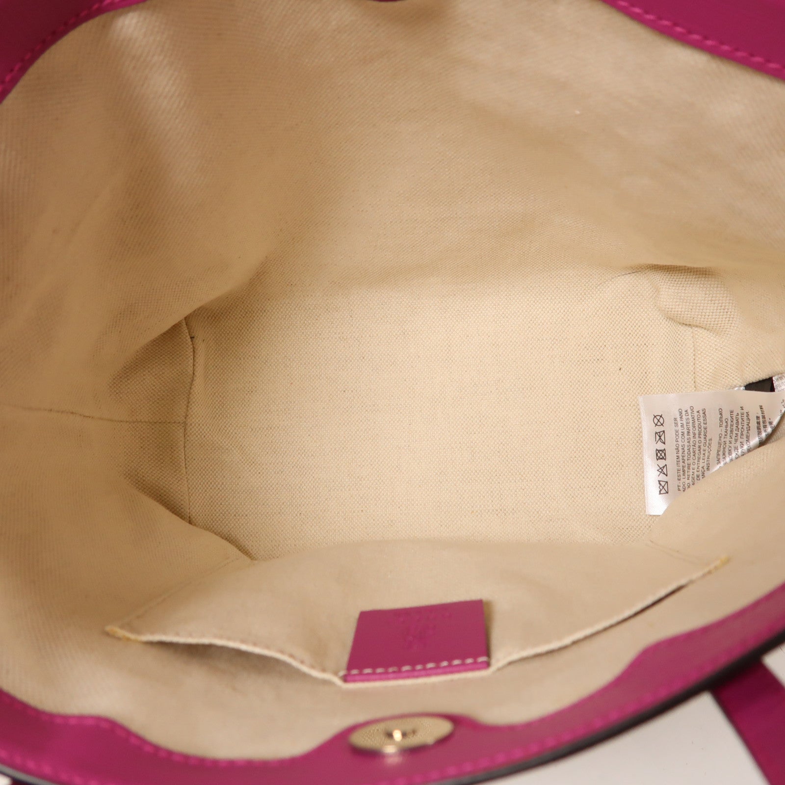 GUCCI 塗層帆布Tote Bag銀扣手挽袋