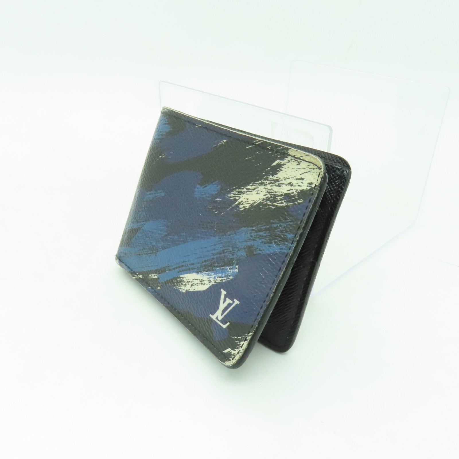 LOUIS VUITTON 【激減優惠】Camouflage Wallet錢包藍色