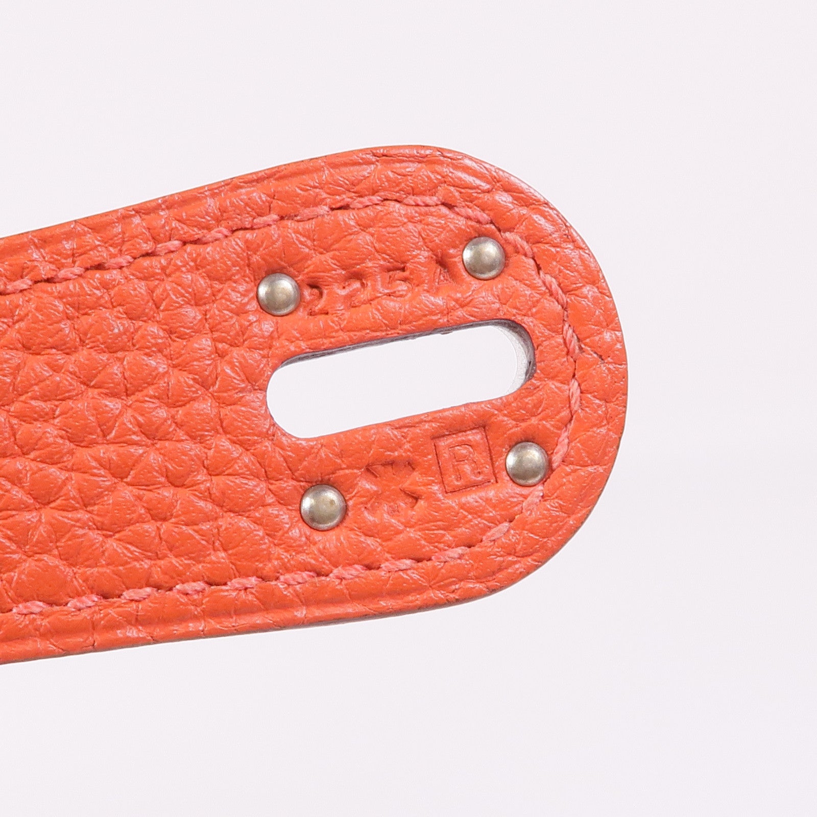 HERMES Clemence皮革Lindy 30銀扣手挽肩背兩用袋Rouge Pivoine