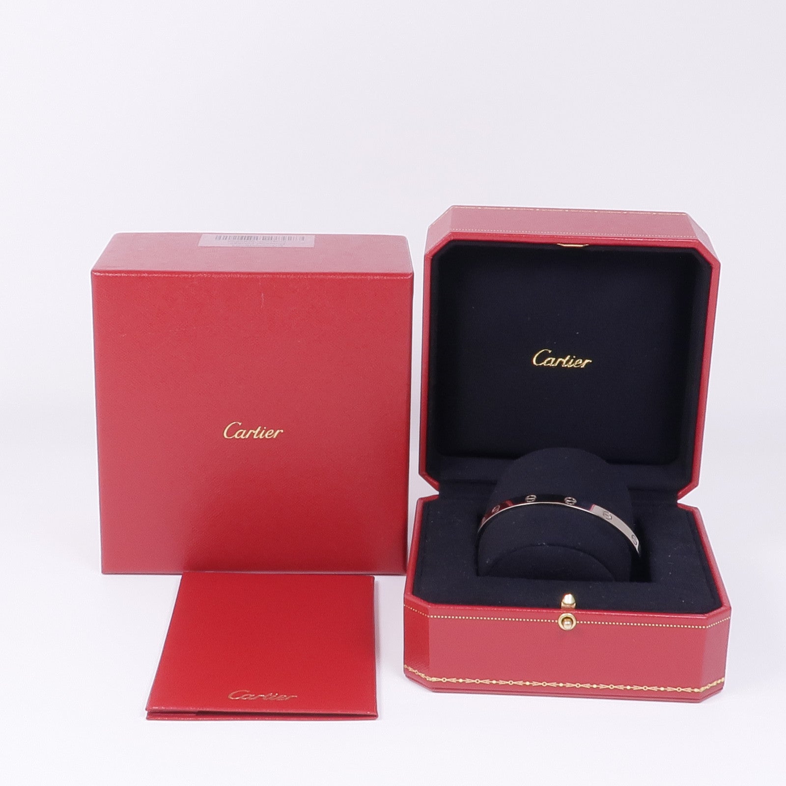 CARTIER 18K白金Love Bracelet手鐲Cartier#19
