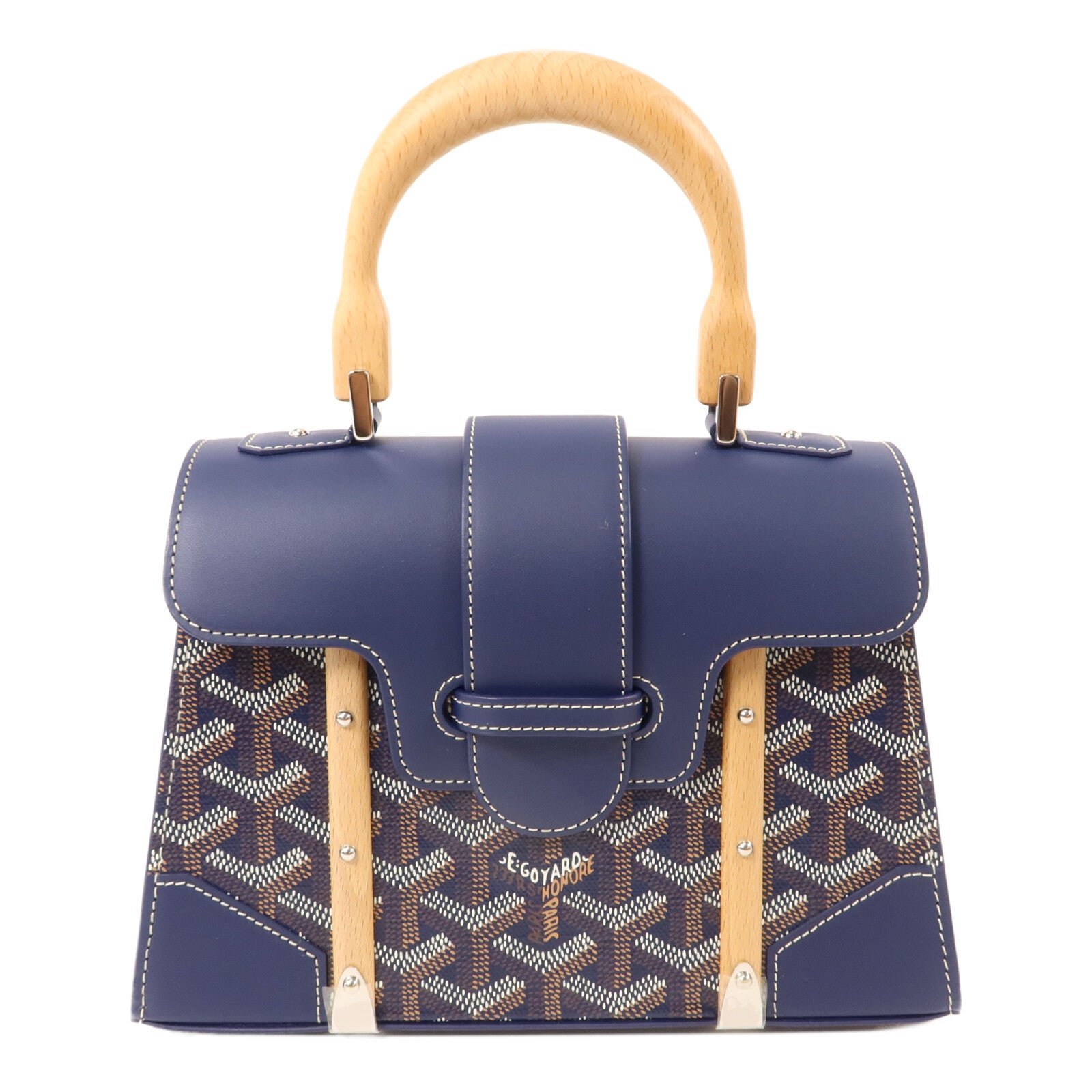 GOYARD 塗層帆布Saigon Mini Structure手挽肩背兩用袋