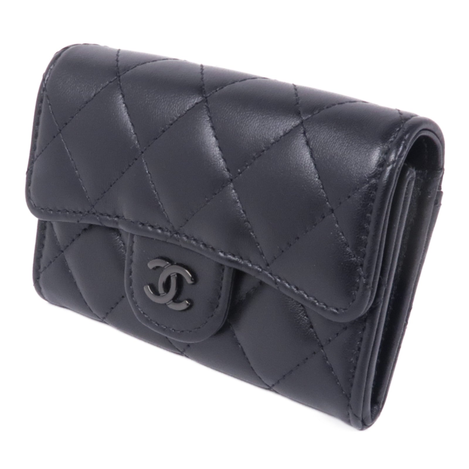 CHANEL 羊皮皮革Small Wallet錢包