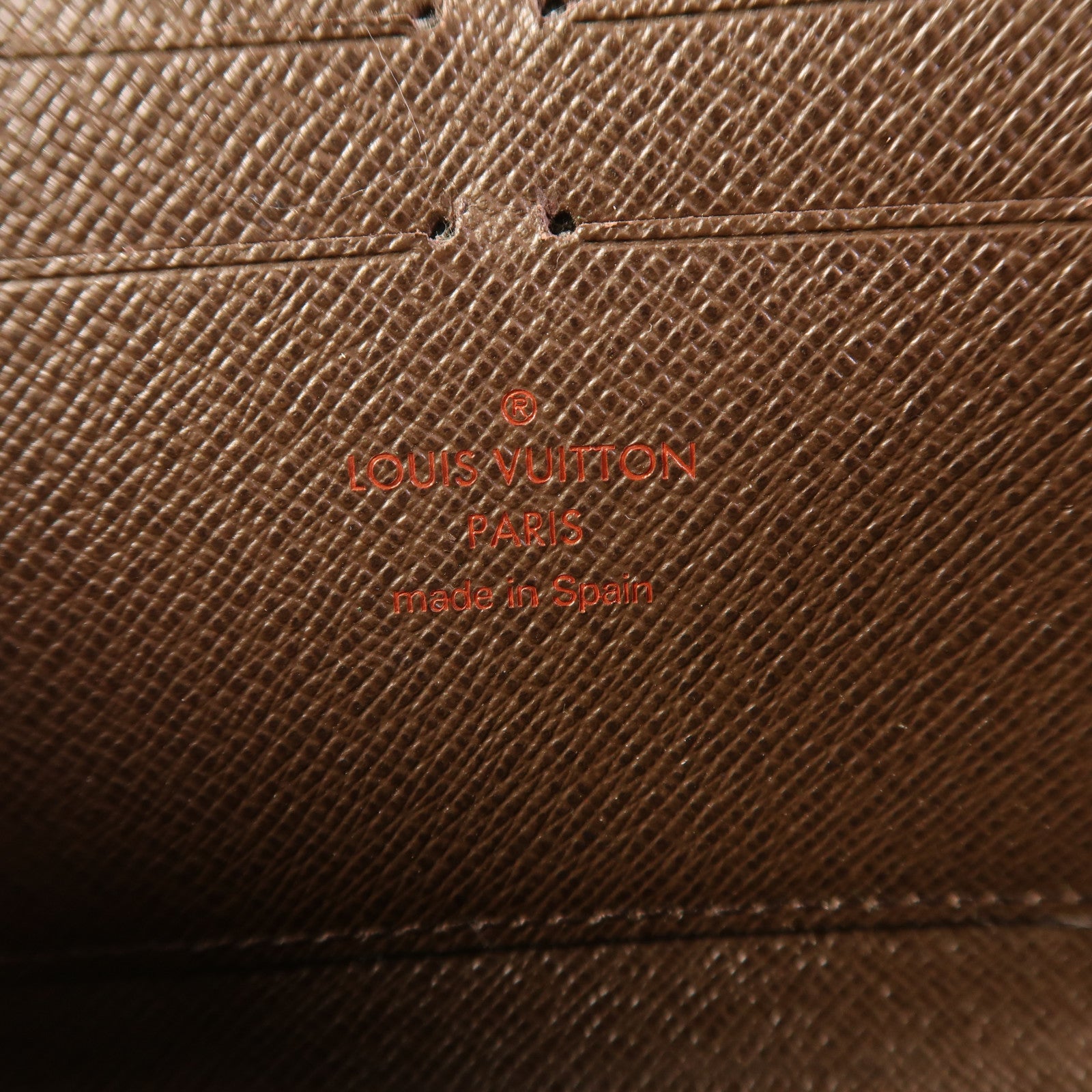 LOUIS VUITTON Damier Zippy Long Wallet金扣長錢包