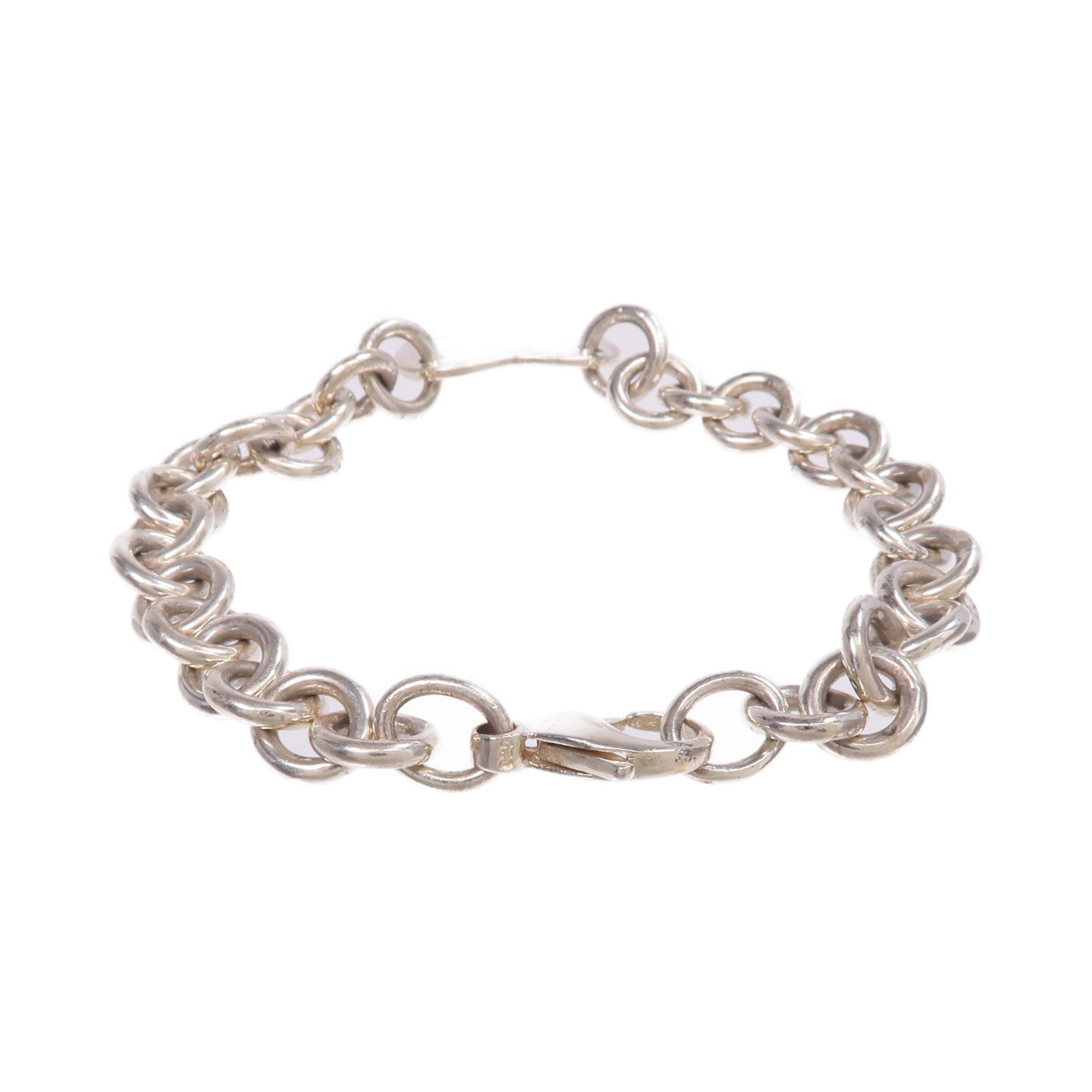 TIFFANY＆CO 925純銀Return To Heart Tag Bracelet手鏈