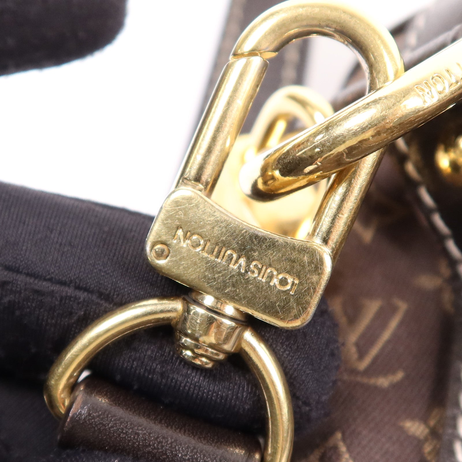 LOUIS VUITTON Monogram Mini Lin Speedy 30金扣手挽肩背兩用袋