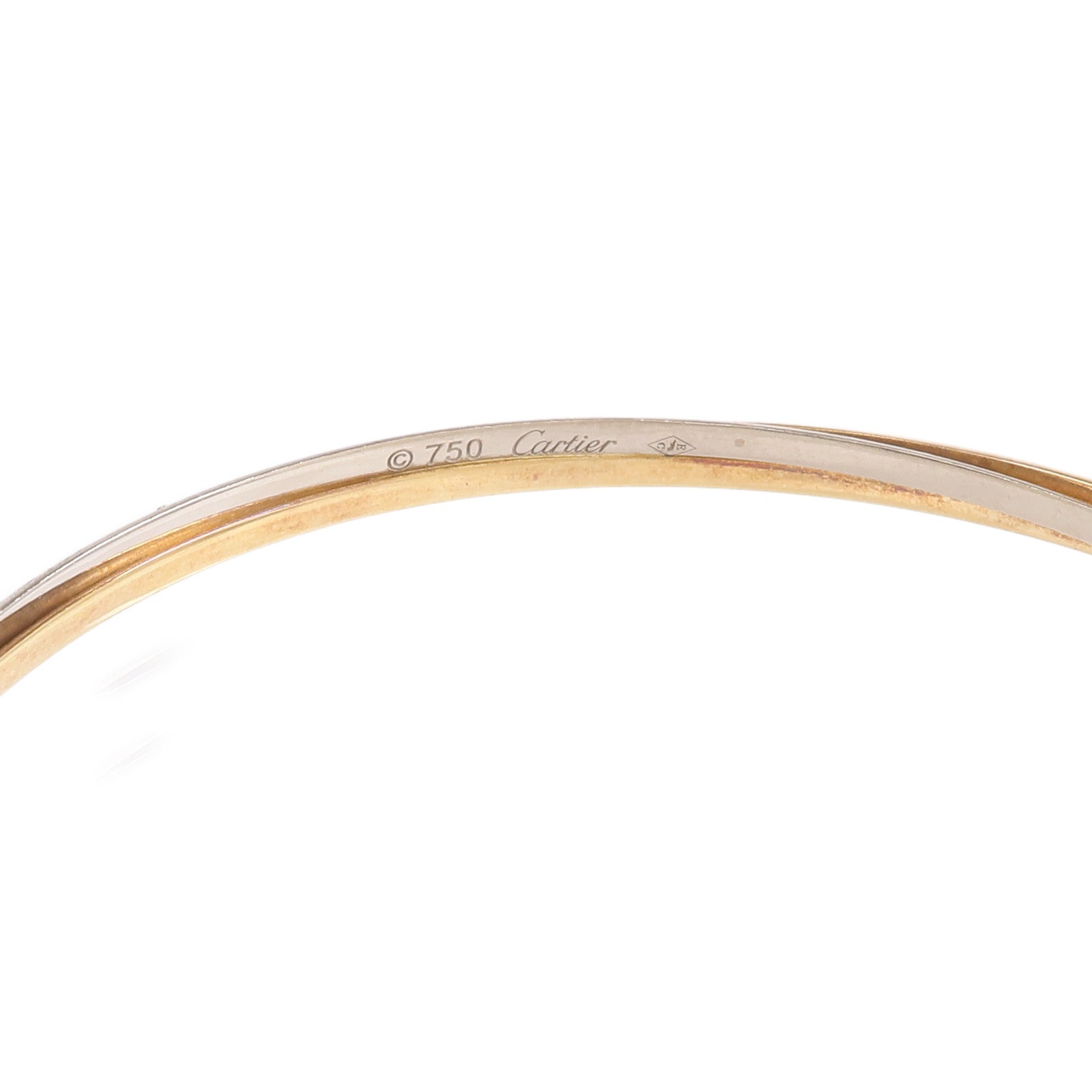 CARTIER 18K玫瑰金/黃金/白金Trinity耳環