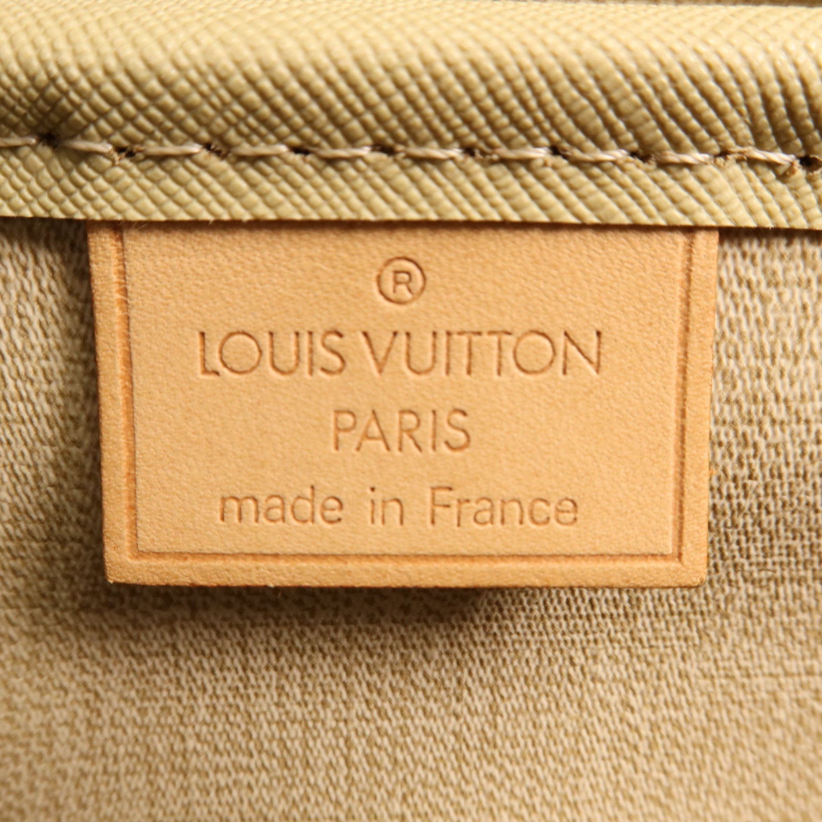 LOUIS VUITTON Monogram Deauville金扣手挽袋