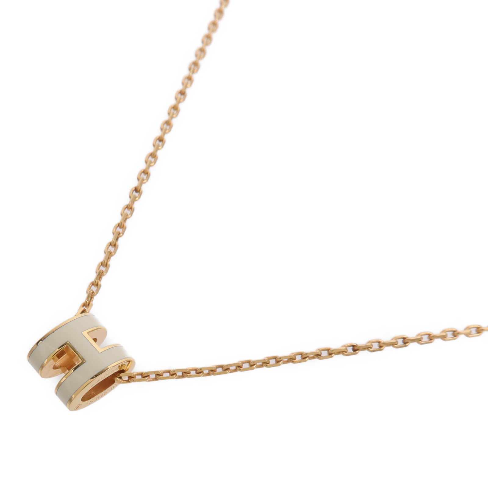 HERMES 金屬Mini Pop H Pendant項鍊