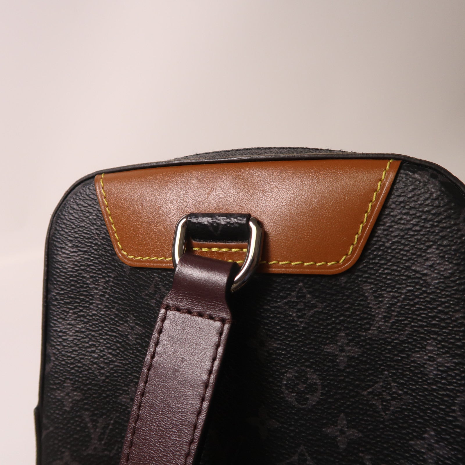 LOUIS VUITTON Monogram Eclipse Patchwork Amazon銀扣斜孭袋