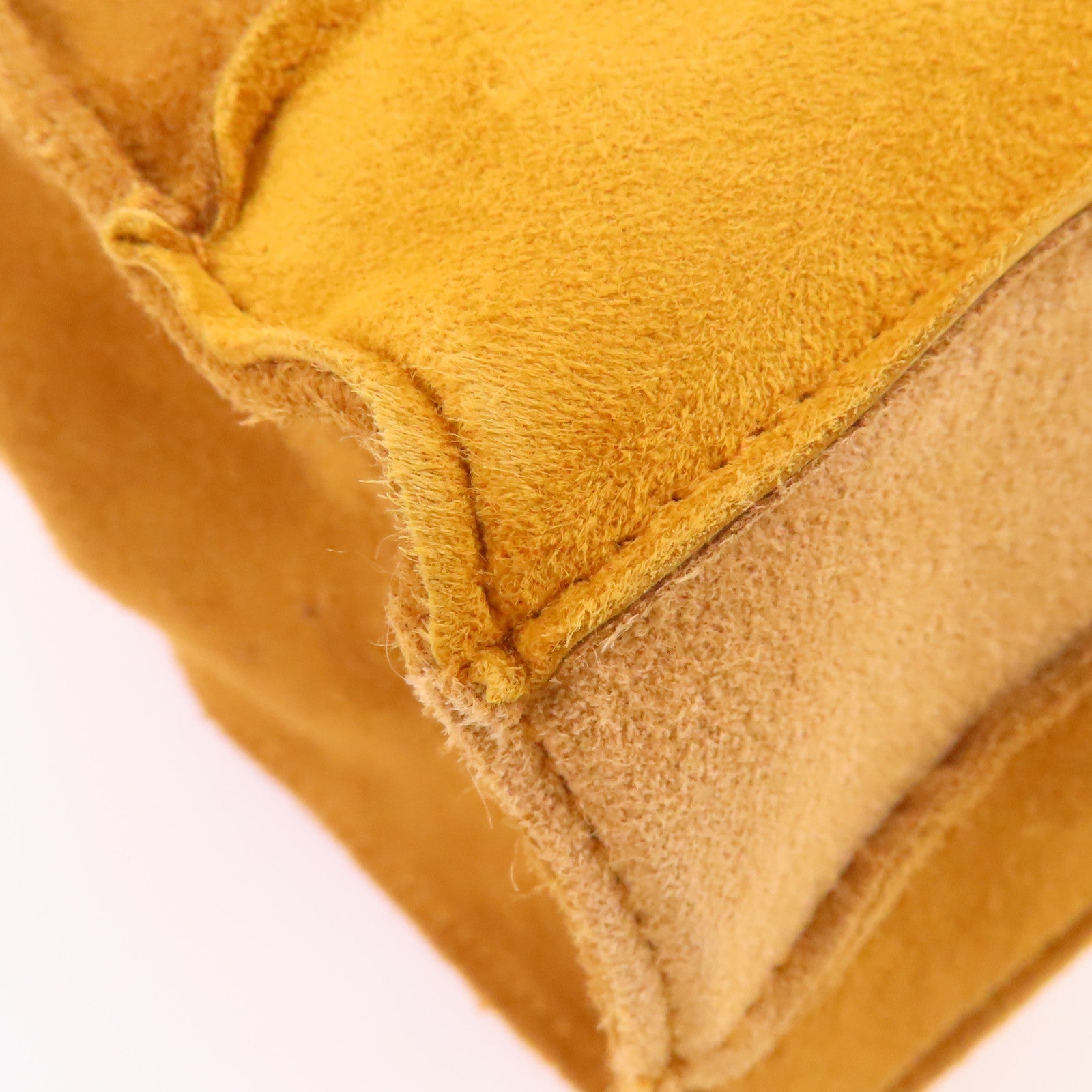 CHANEL CC SHW 2.55 Chain Shoulder Bag A14528 Suede Leather Brown