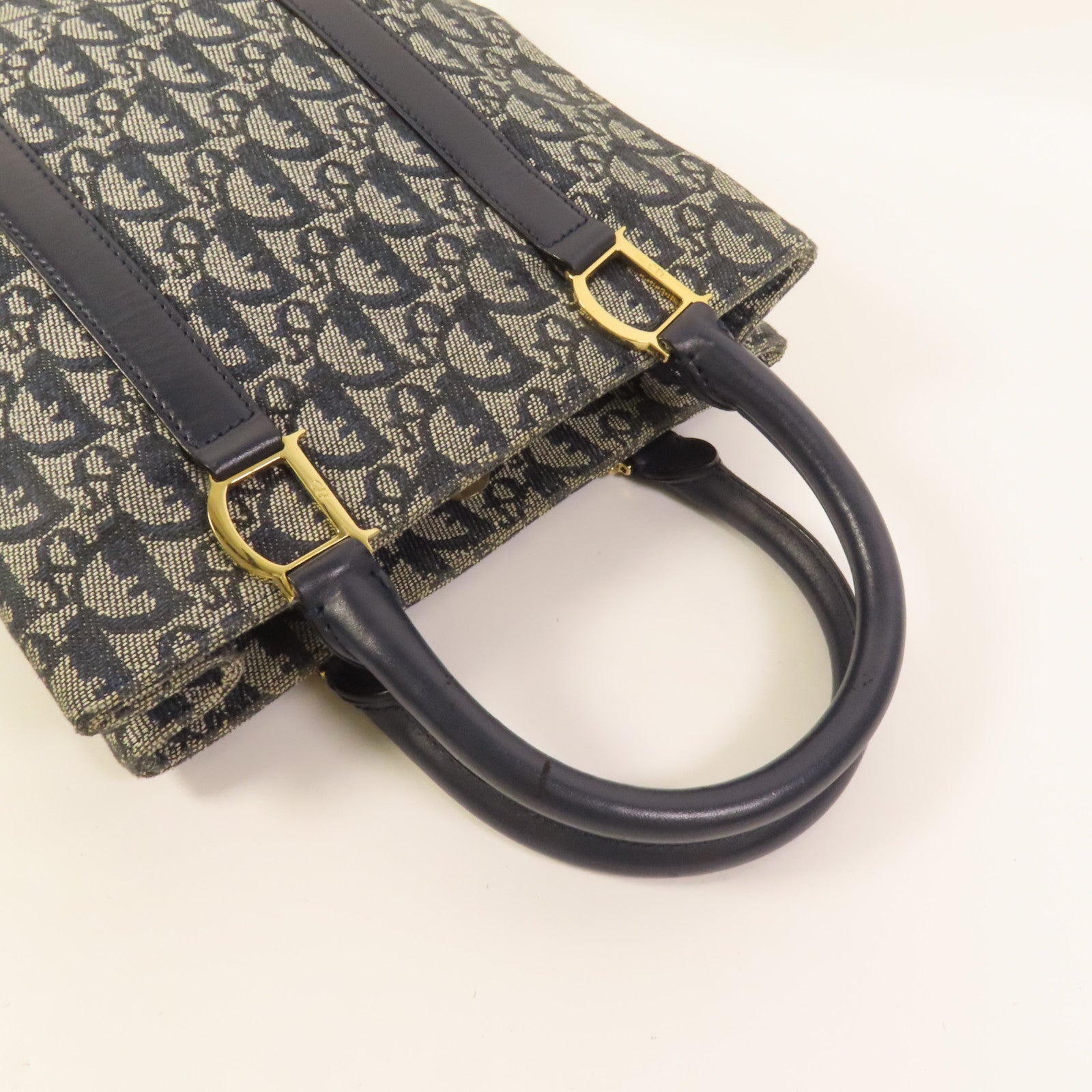 Dior 帆布Tote Bag金扣手挽袋