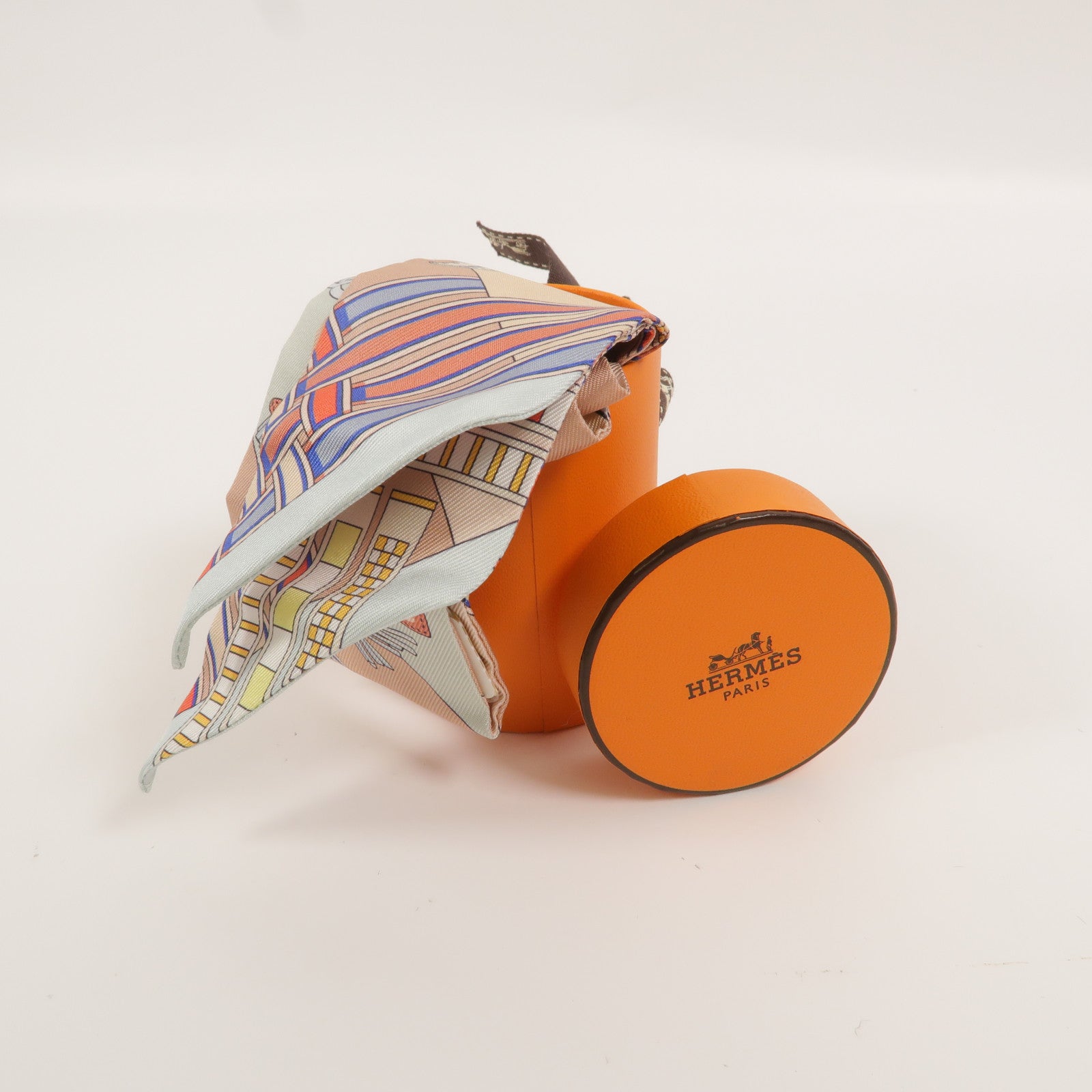 HERMES 絲質Twilly絲巾