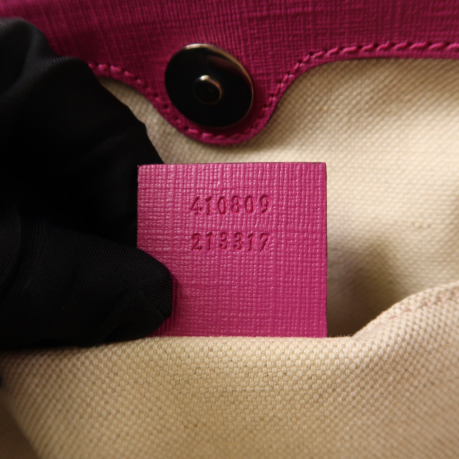 GUCCI 塗層帆布Tote Bag銀扣手挽袋