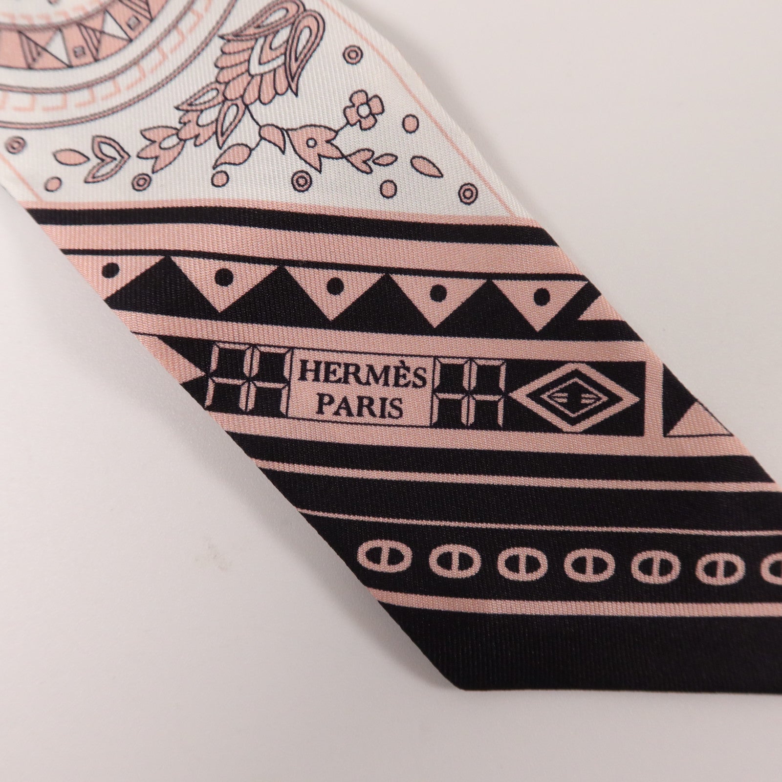 HERMES 絲質Twilly絲巾