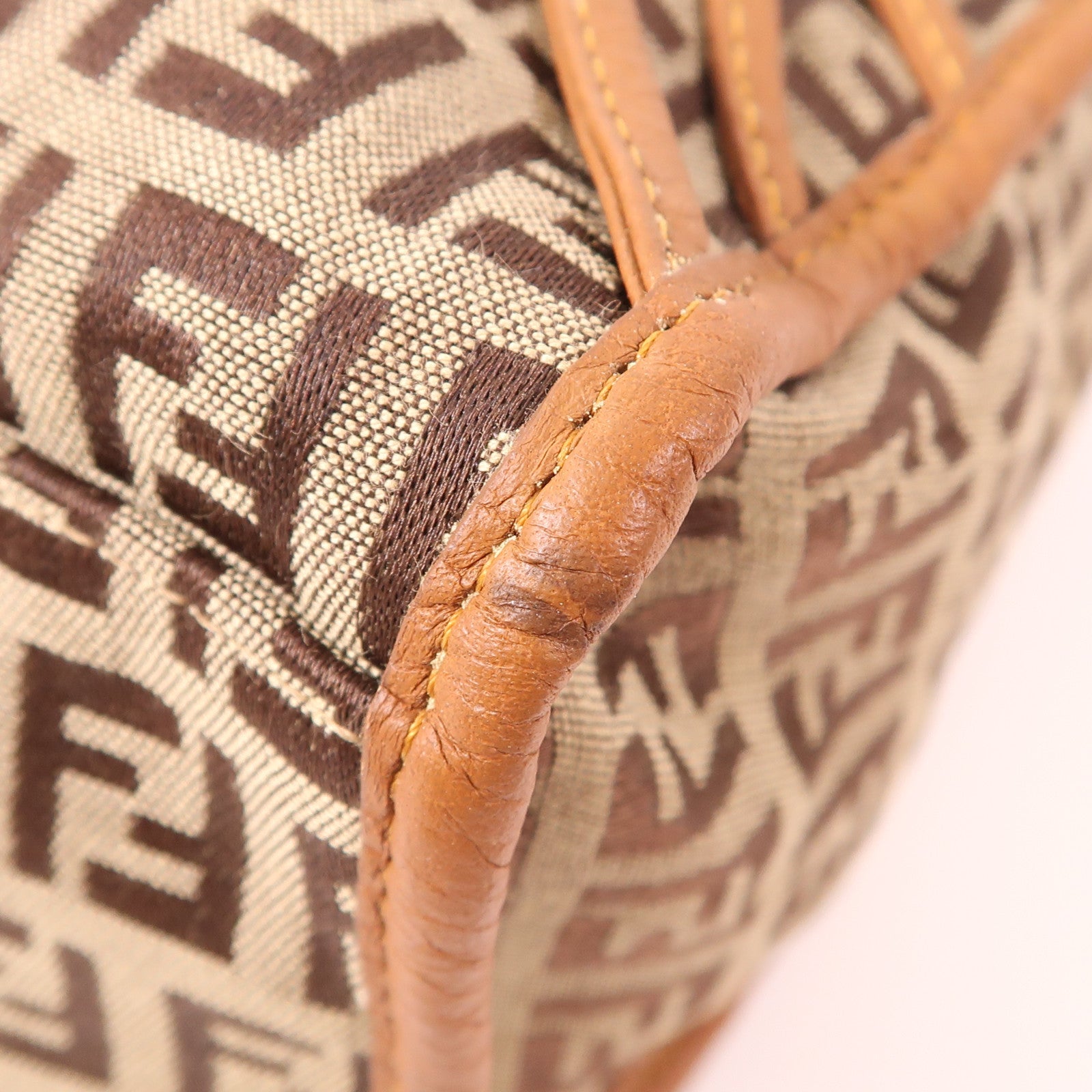 FENDI 帆布Hand Bag金扣手挽袋