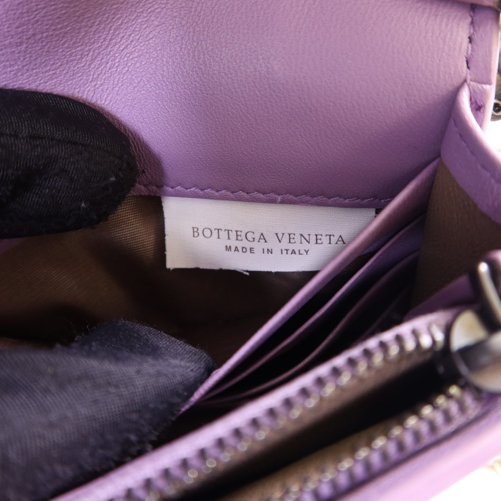 BOTTEGA VENETA 【激減優惠】牛皮皮革Intrecciato Chain鏈帶肩背袋