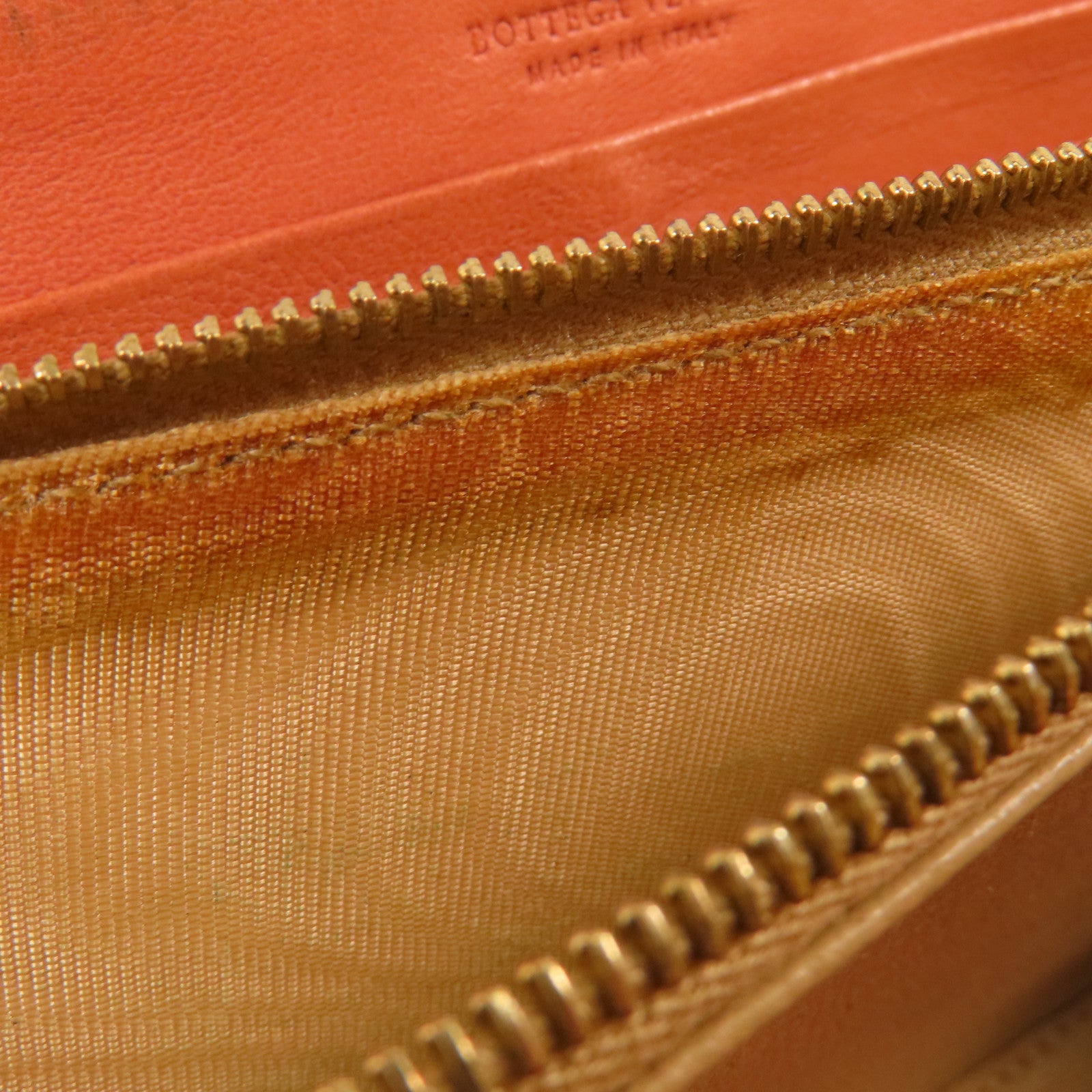 BOTTEGA VENETA 織紋皮革Long Wallet金扣長錢包