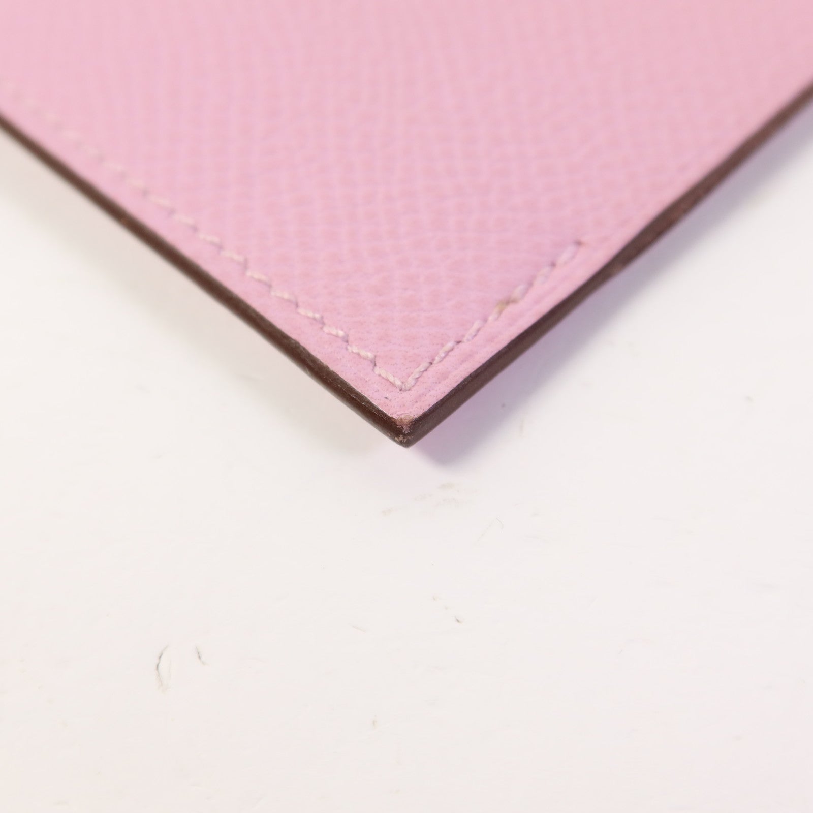 HERMES Epsom皮革Passpart Case銀扣護照套Mauve Sylvestre