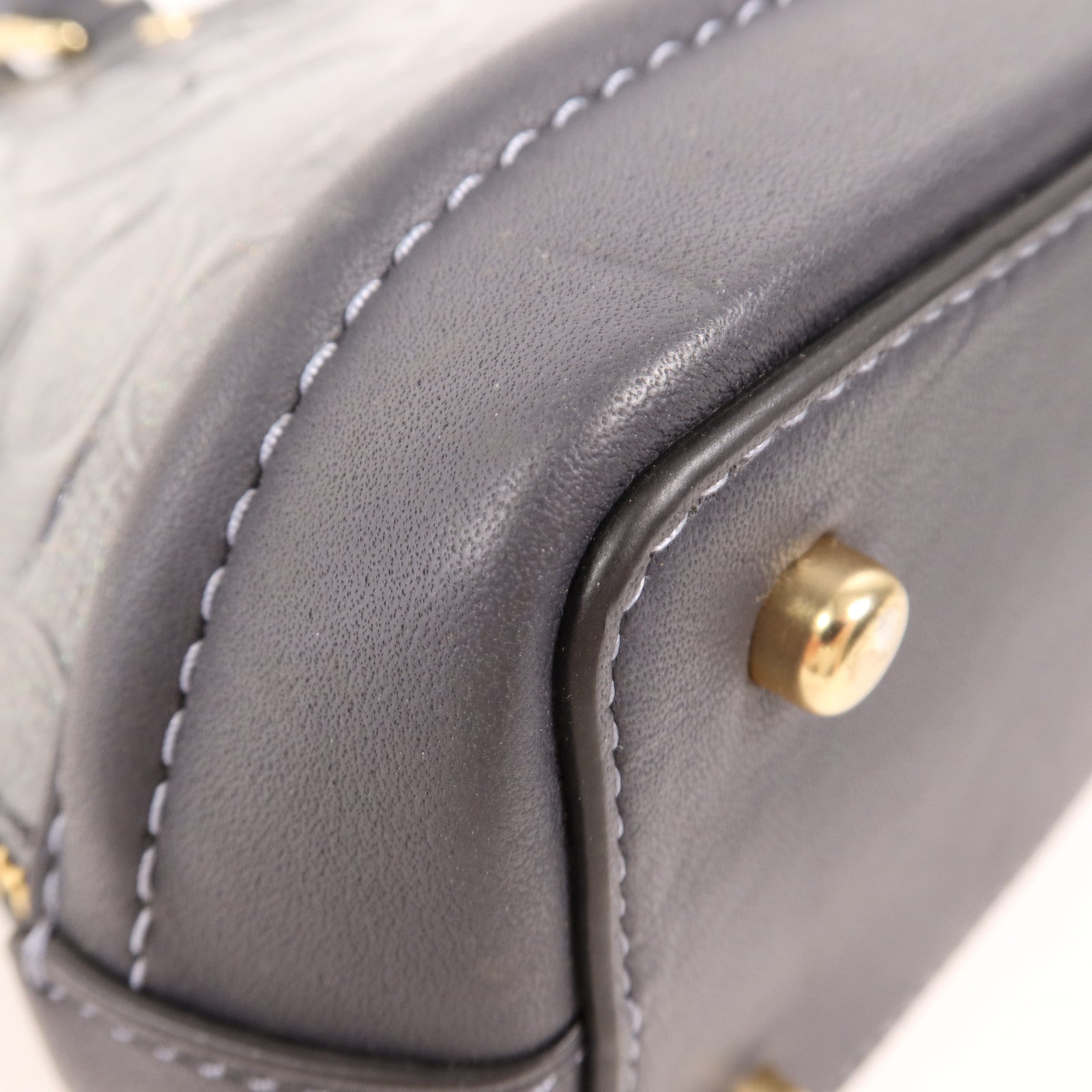 COACH 漆皮皮革/牛皮皮革2 Way Shoulder Bag金扣手挽肩背兩用袋