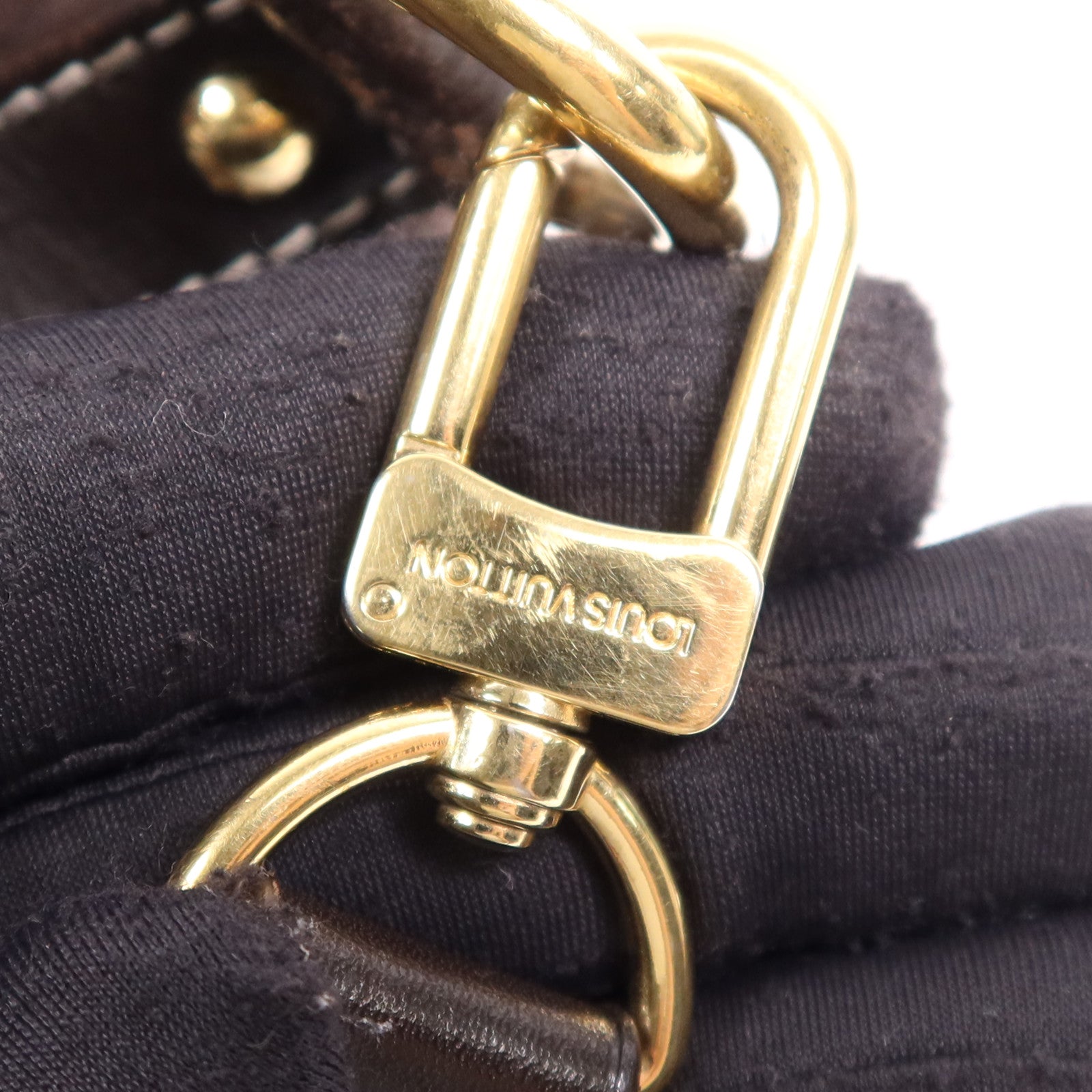 LOUIS VUITTON Monogram Mini Lin Speedy 30金扣手挽肩背兩用袋