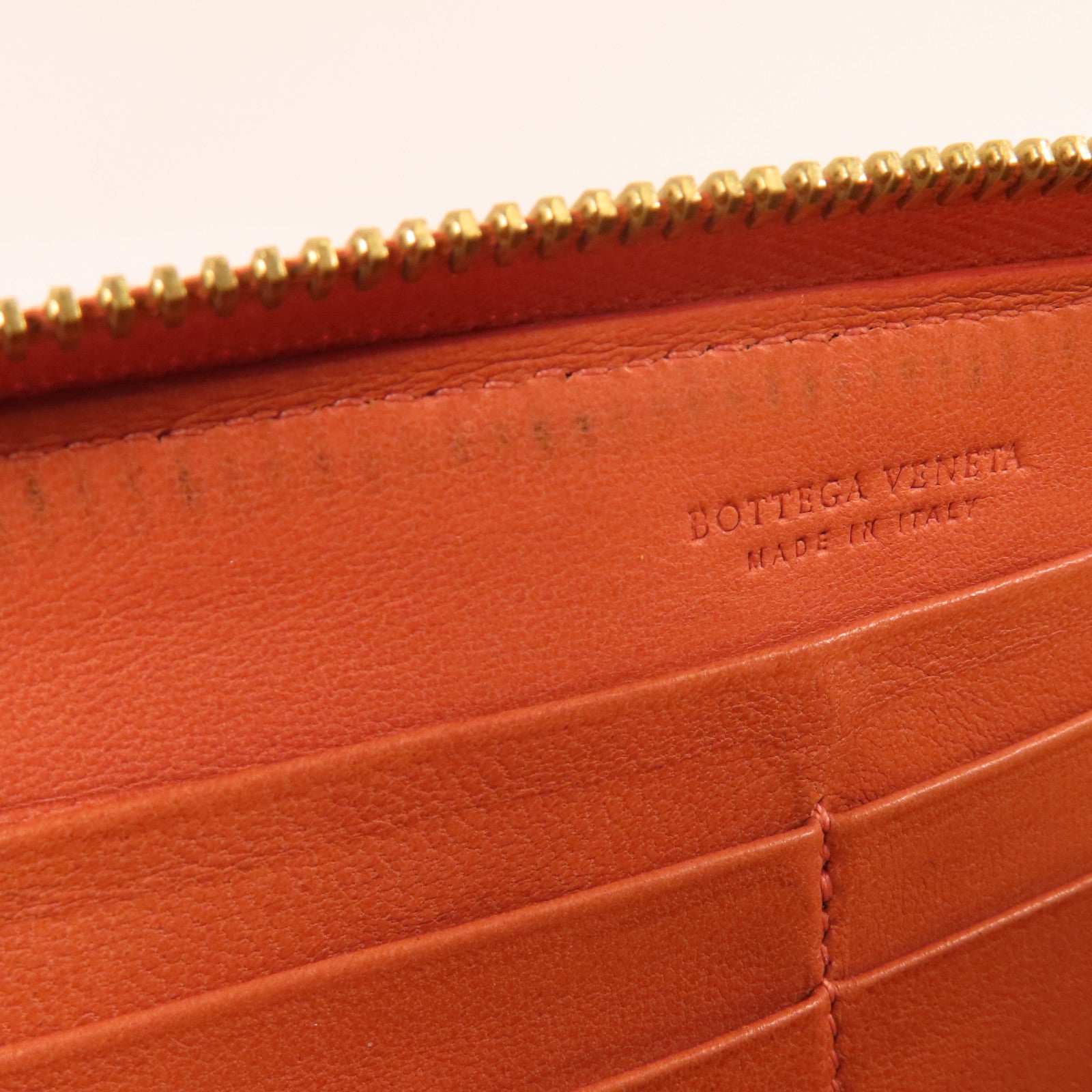 BOTTEGA VENETA 織紋皮革Long Wallet金扣長錢包