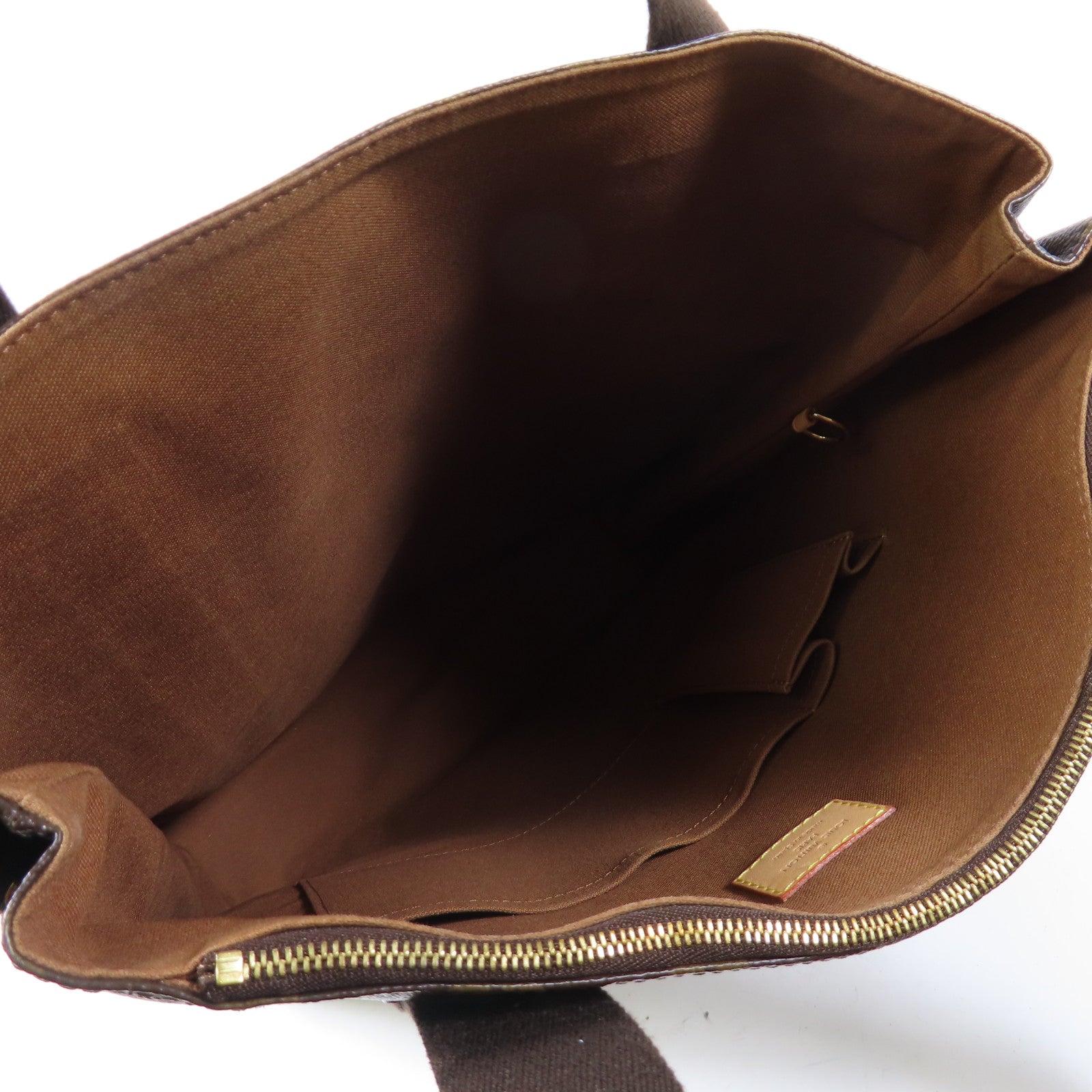 LOUIS VUITTON Monogram Cabas Beaubourg金扣手挽袋啡色
