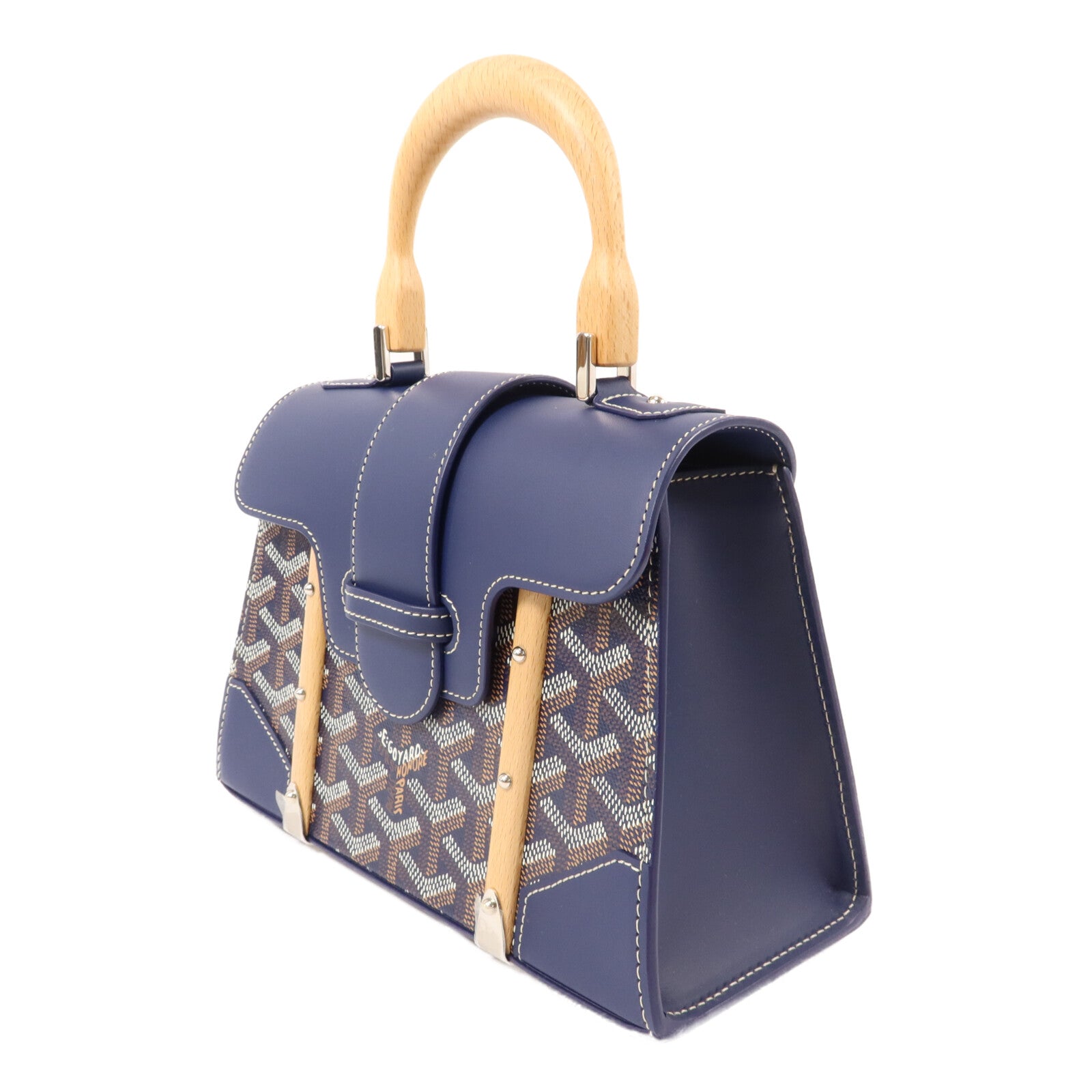 GOYARD 塗層帆布Saigon Mini Structure手挽肩背兩用袋