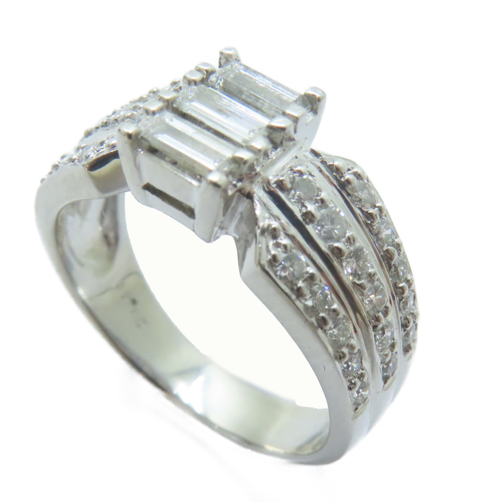 JEWELRY 【激減優惠】PT900鉑金Diamond Ring 1.00ct鑽石戒指US#7.75