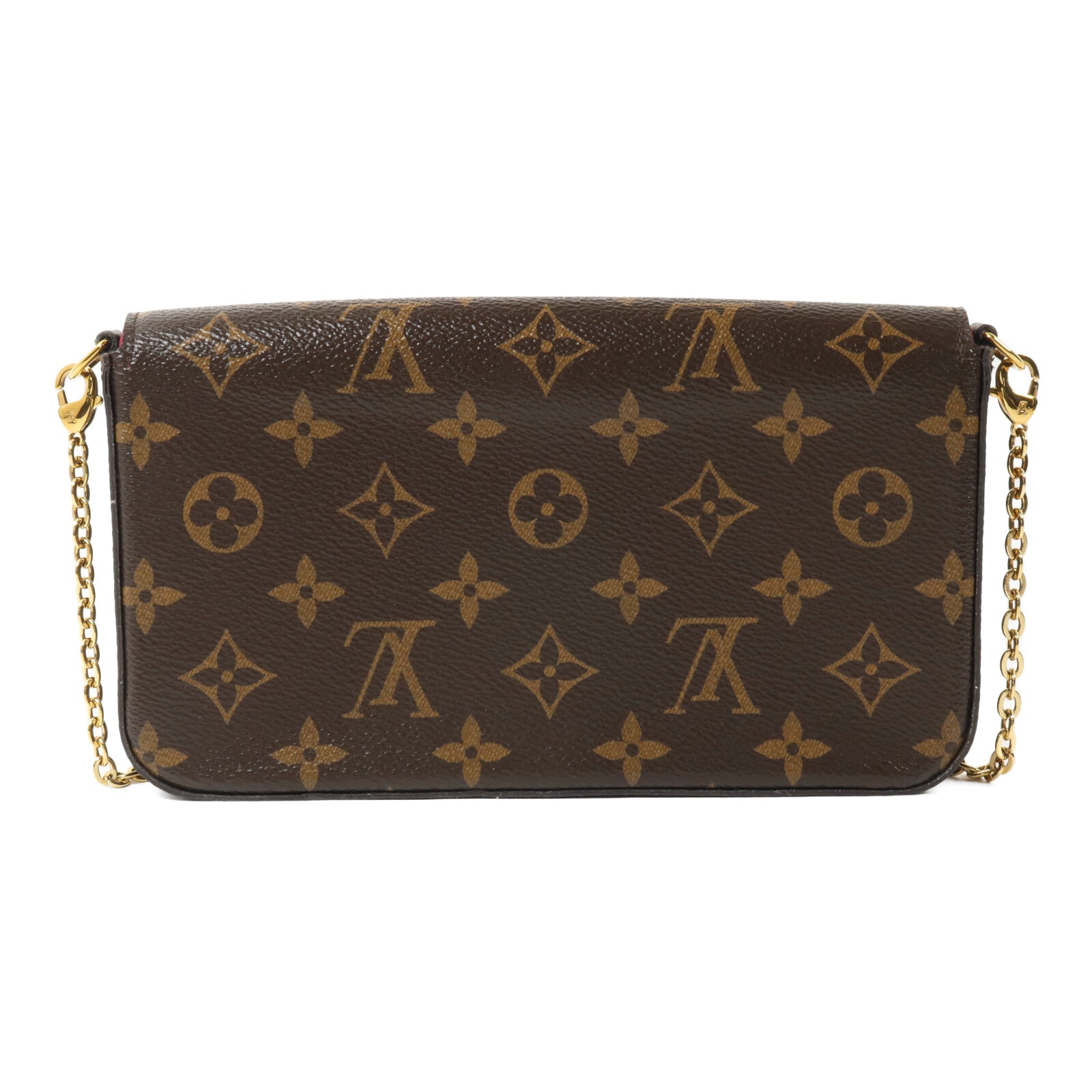 LOUIS VUITTON Monogram Felicie Pochette鏈帶肩背袋