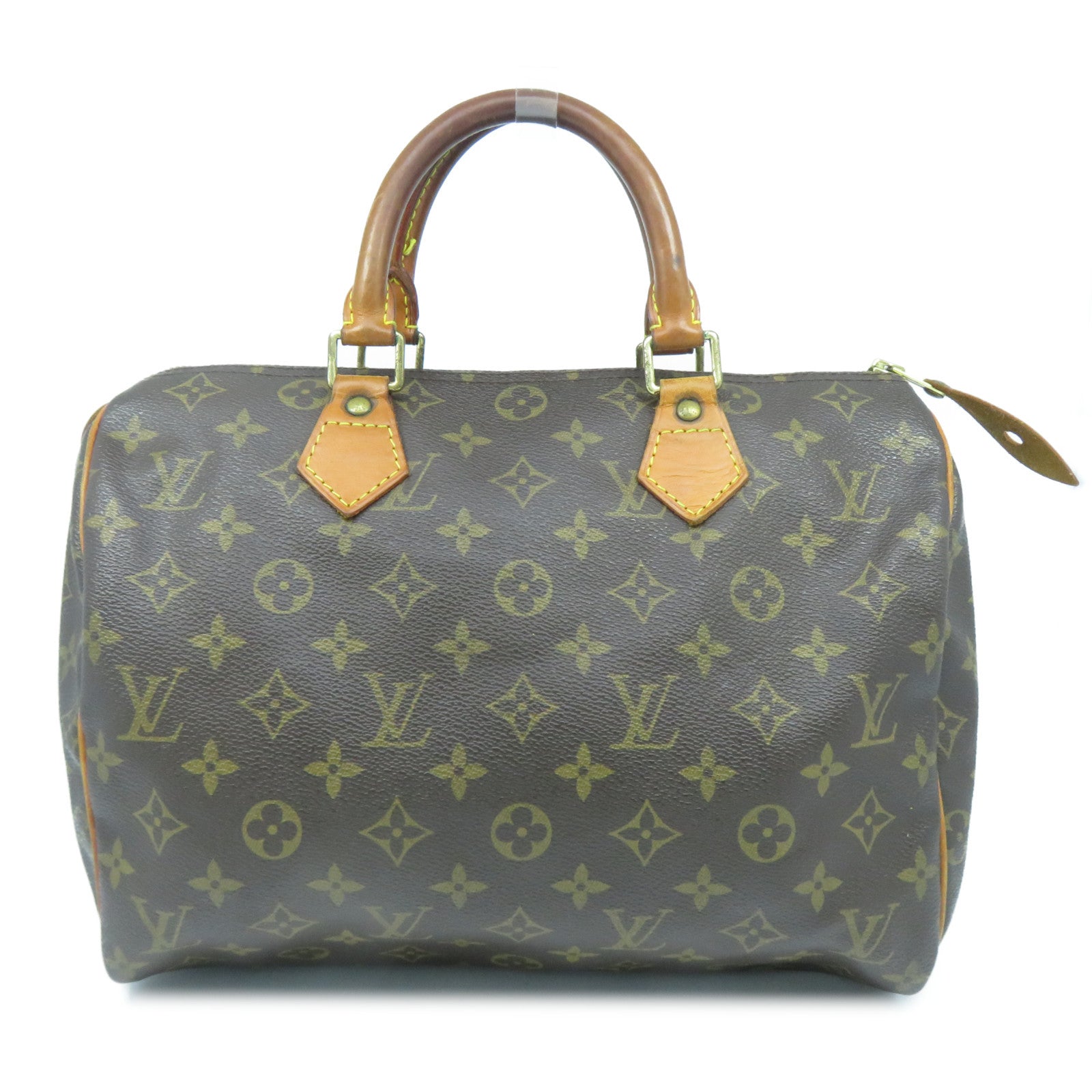 LOUIS VUITTON 【激減優惠】Monogram Speedy 30金扣手挽袋啡色