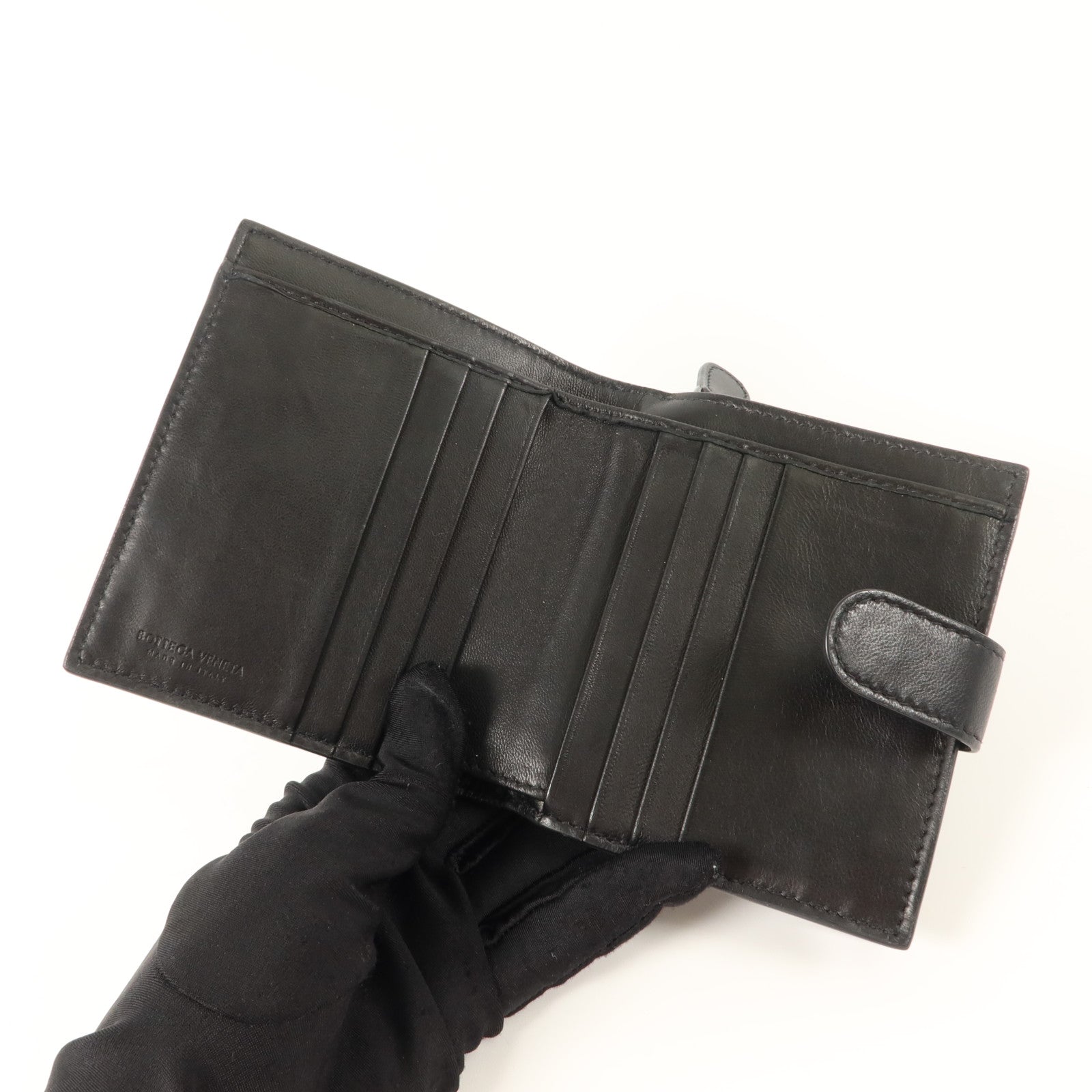 BOTTEGA VENETA 羊皮皮革Bifold Wallet錢包