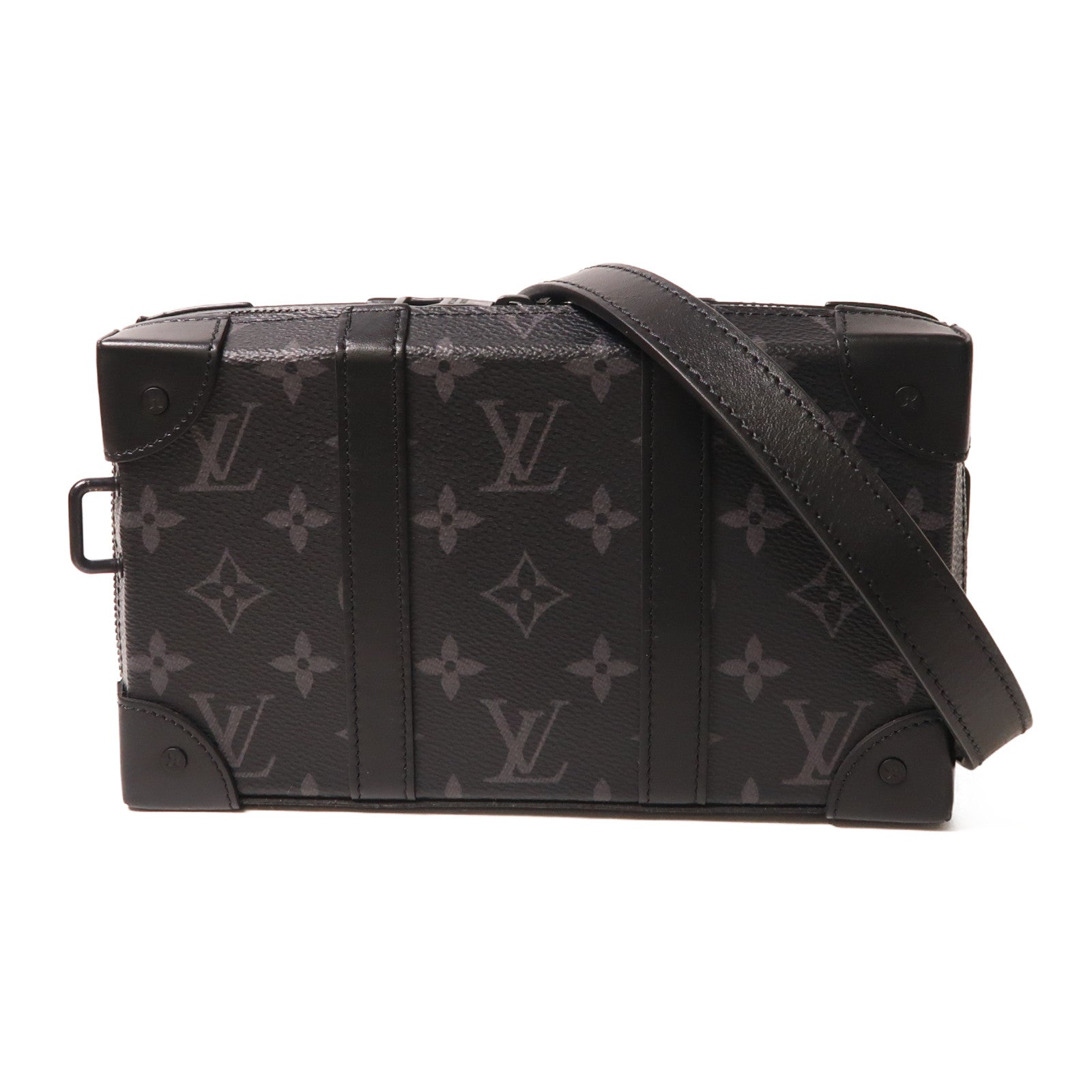 LOUIS VUITTON Monogram Eclipse Soft Trunk Wallet肩背袋