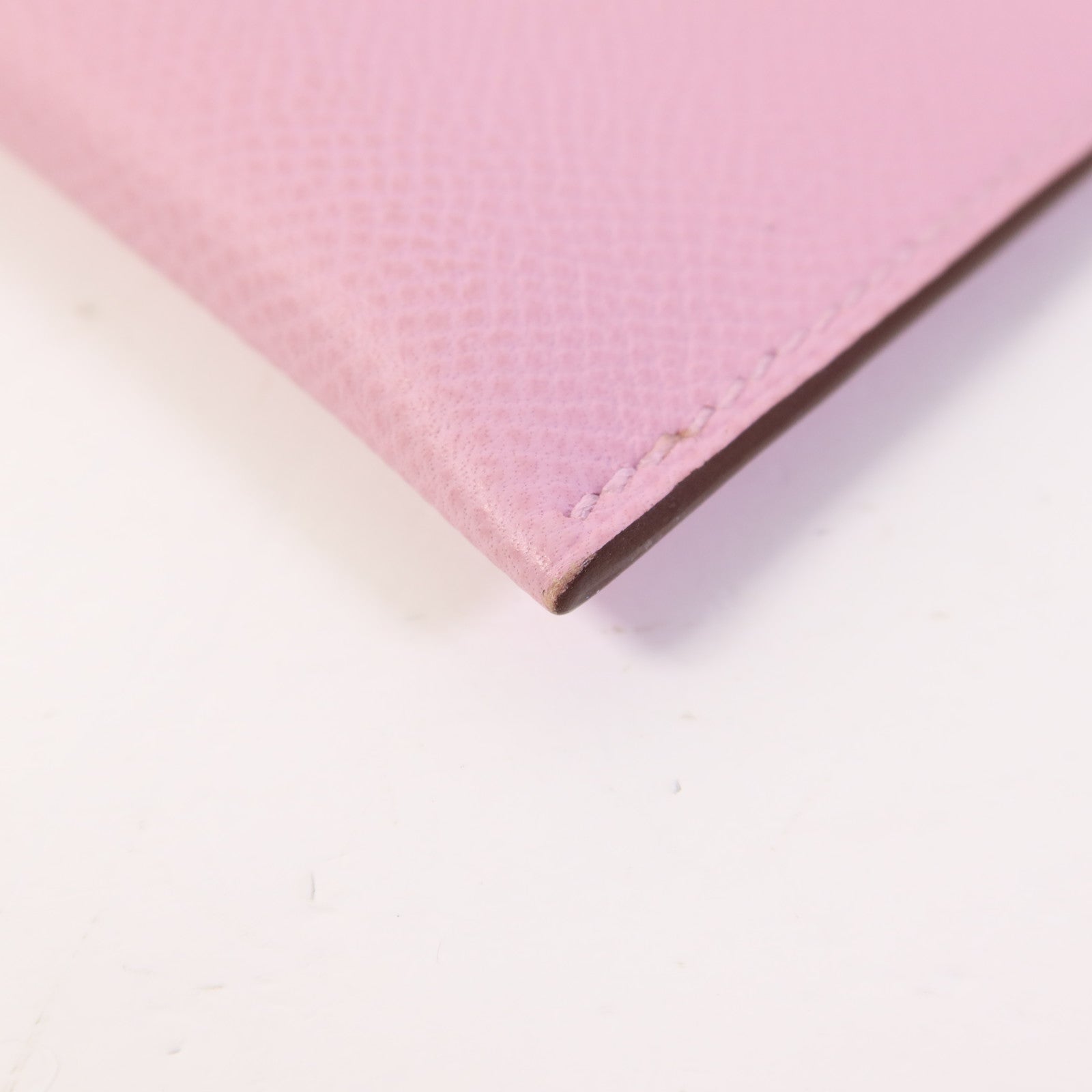 HERMES Epsom皮革Passpart Case銀扣護照套Mauve Sylvestre