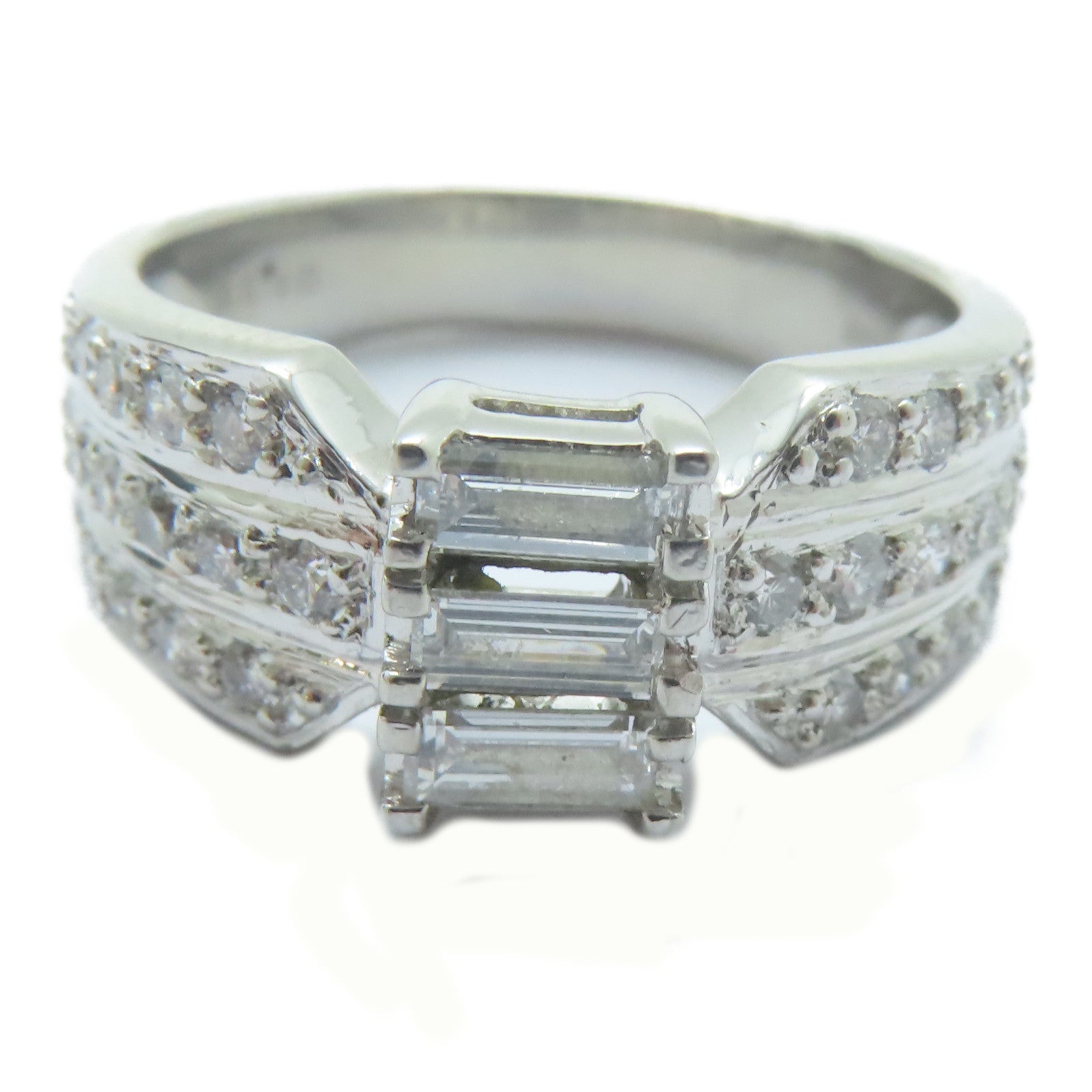 JEWELRY 【激減優惠】PT900鉑金Diamond Ring 1.00ct鑽石戒指US#7.75