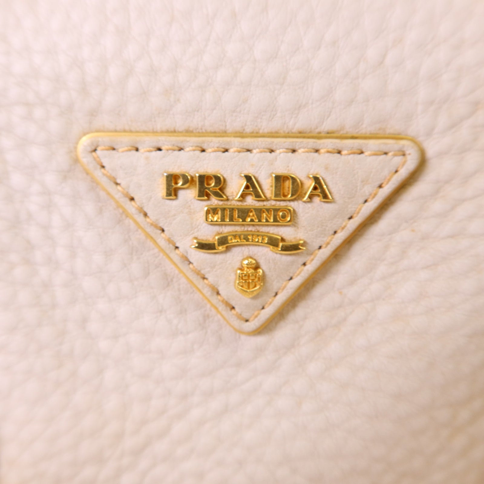 PRADA 牛皮皮革2 Way Shoulder Bag金扣手挽肩背兩用袋