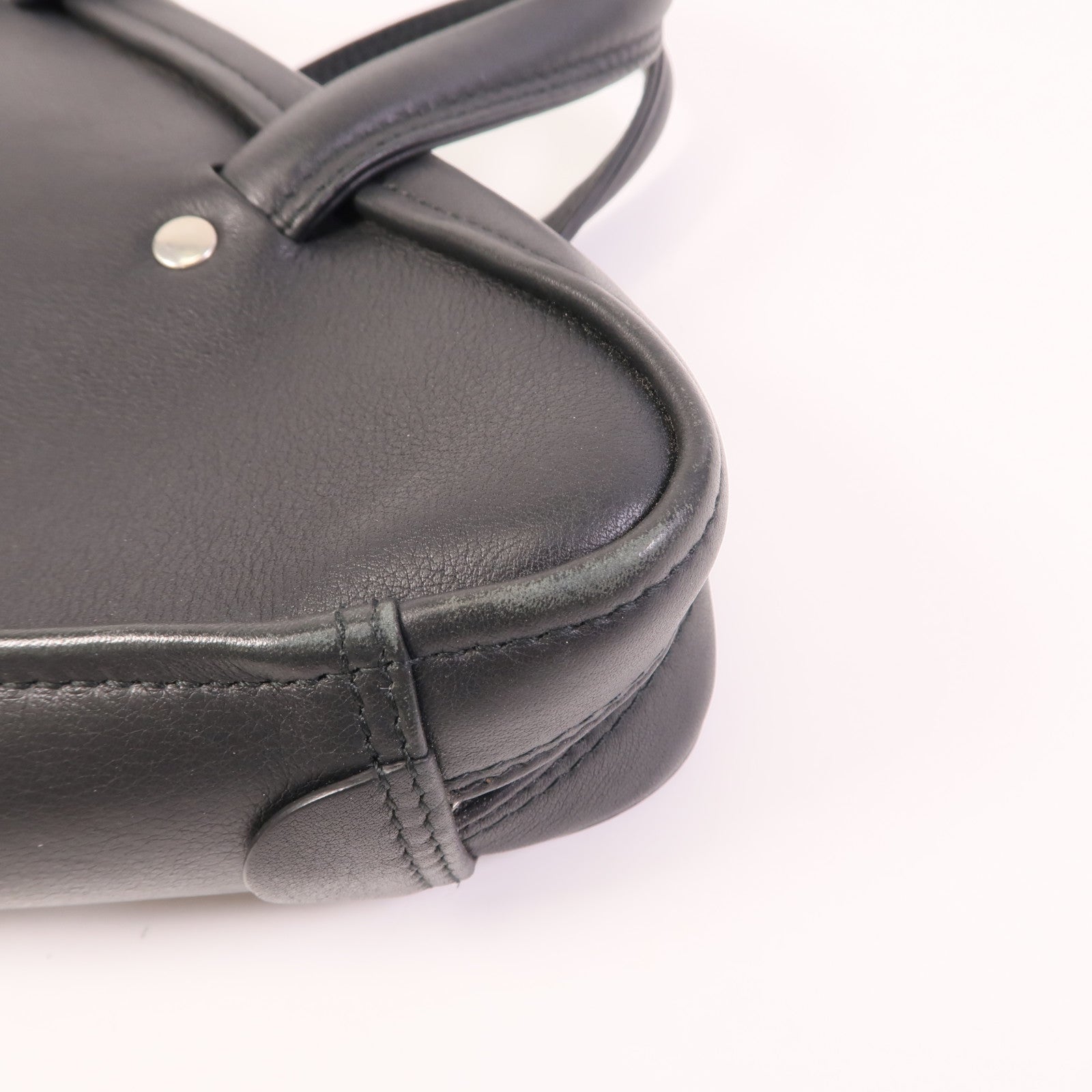 BALENCIAGA 牛皮皮革Triangle Duffle XS銀扣手挽肩背兩用袋