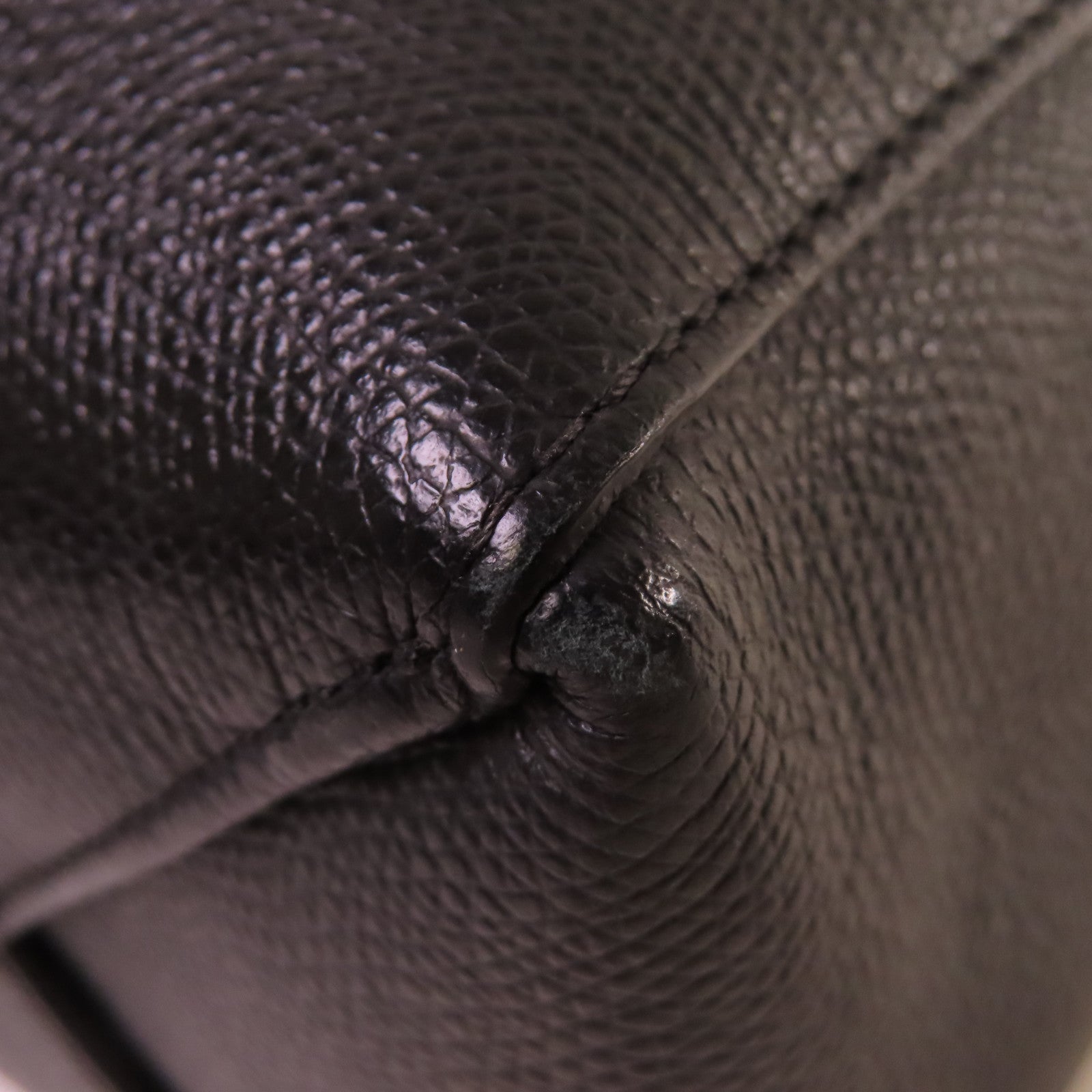 CELINE 【激減優惠】牛皮皮革Cabas Tote 2Way Shoulder Bag手挽肩背兩用袋米白色/黑色