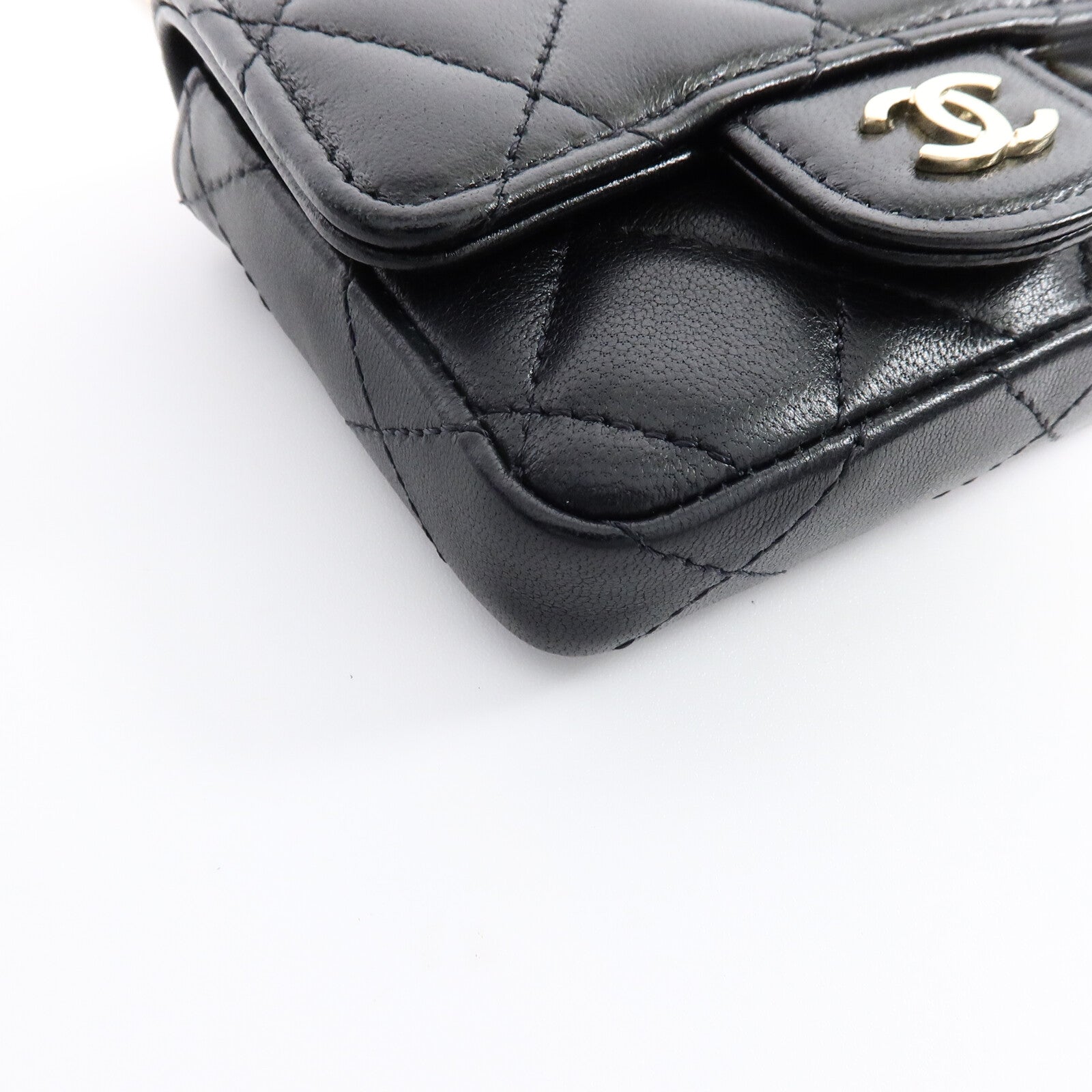 CHANEL 羊皮皮革Mini Belt Bag腰包