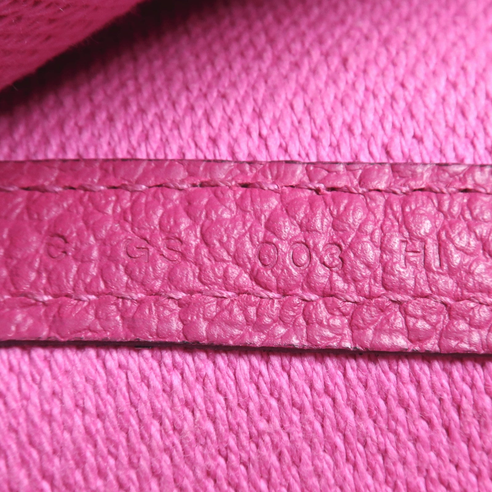 HERMES 帆布/皮革Garden Party PM銀扣手挽袋Rose Pourpre