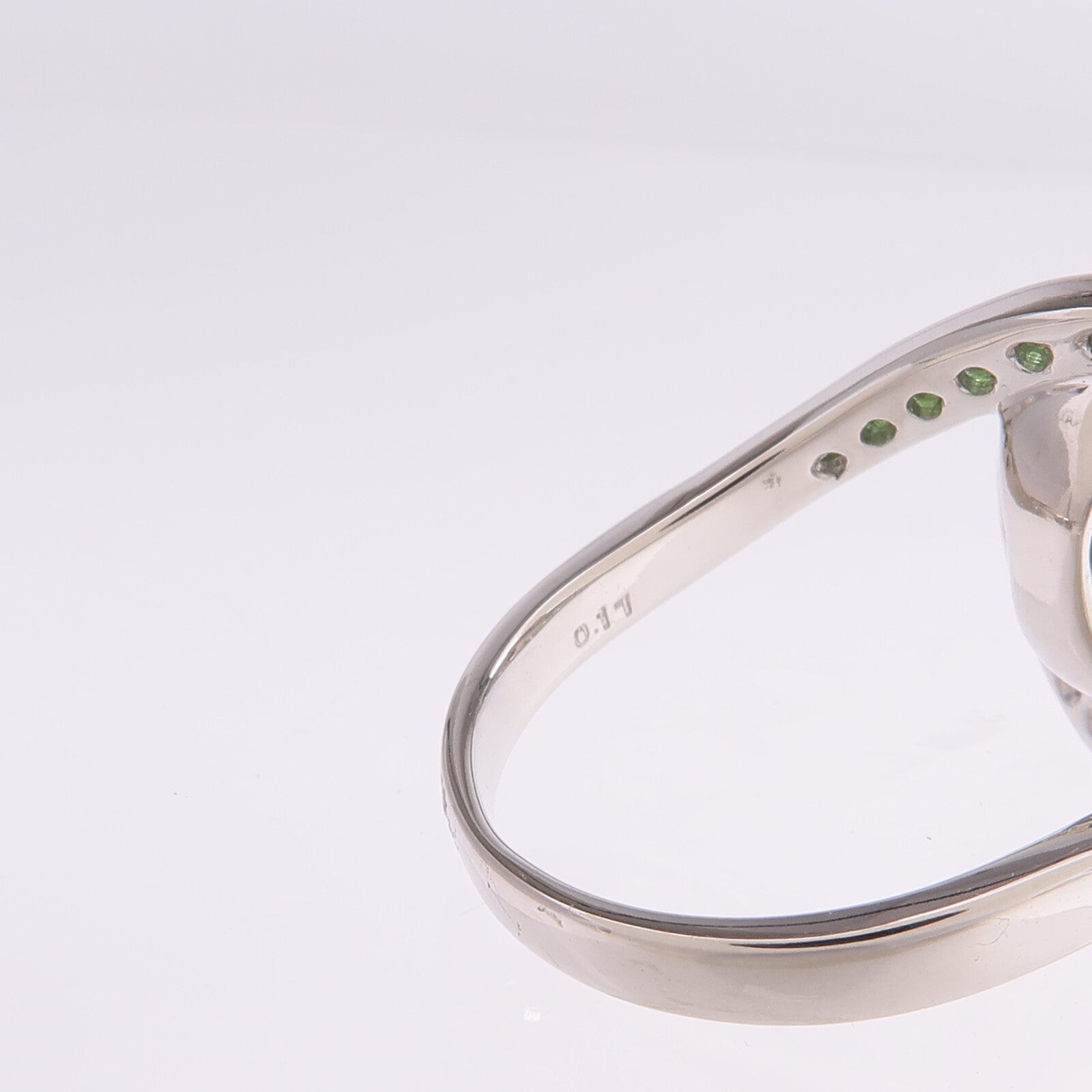 JEWELRY 18K白金Pearl Color Stone Ring珍珠/彩色寶石戒指US#6.5