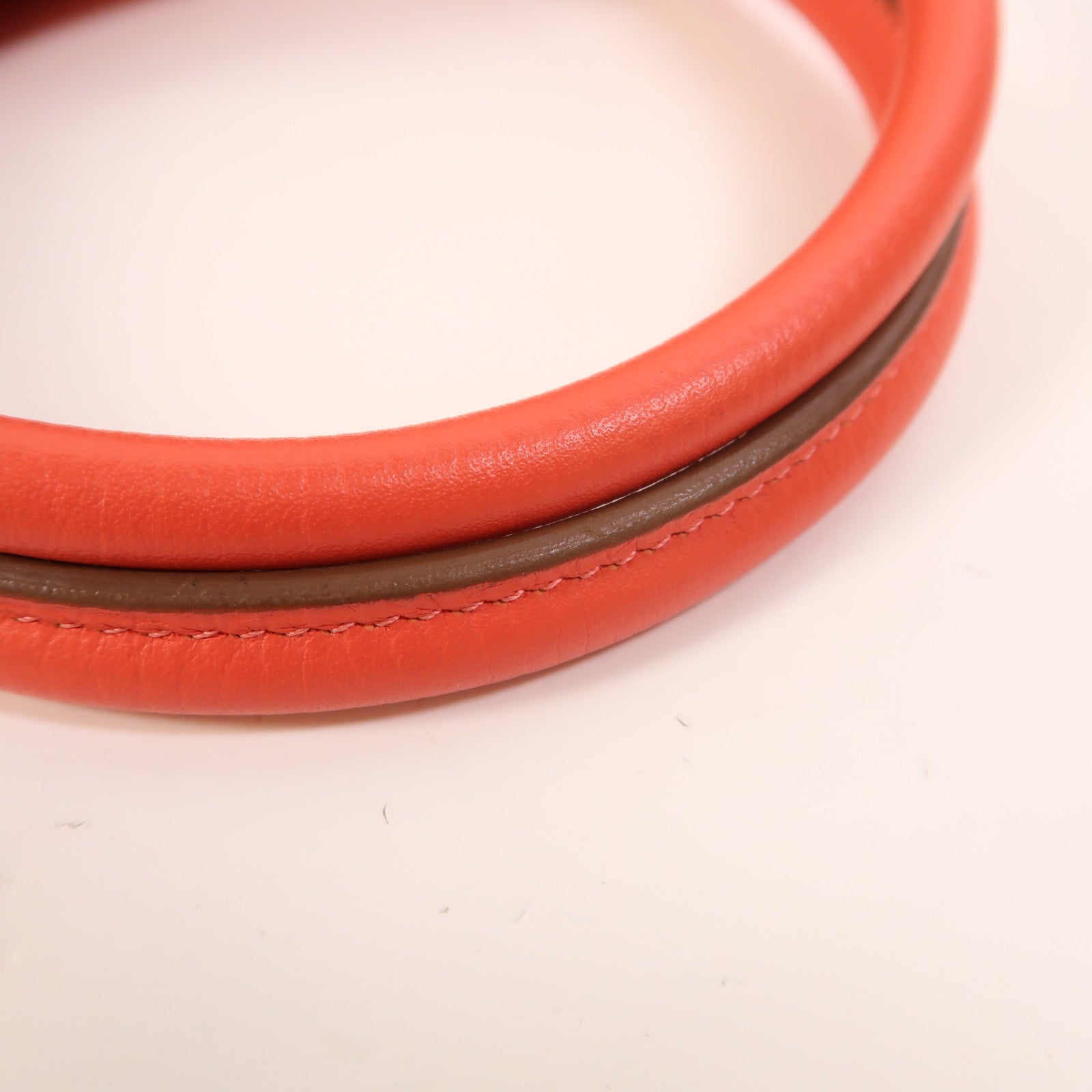 HERMES Clemence皮革Bolide 31銀扣手挽肩背兩用袋Rose Jaipur