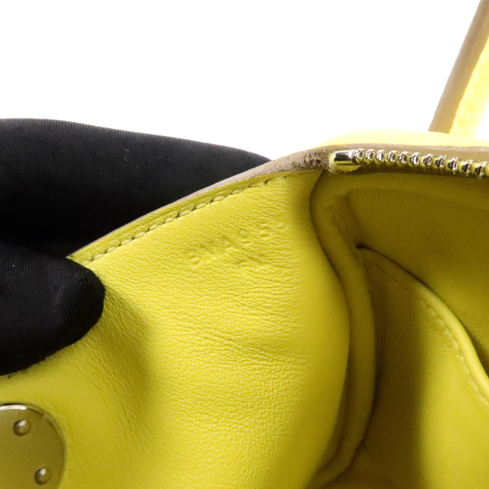 HERMES Mini Lindy金扣手挽肩背兩用袋Limoncello