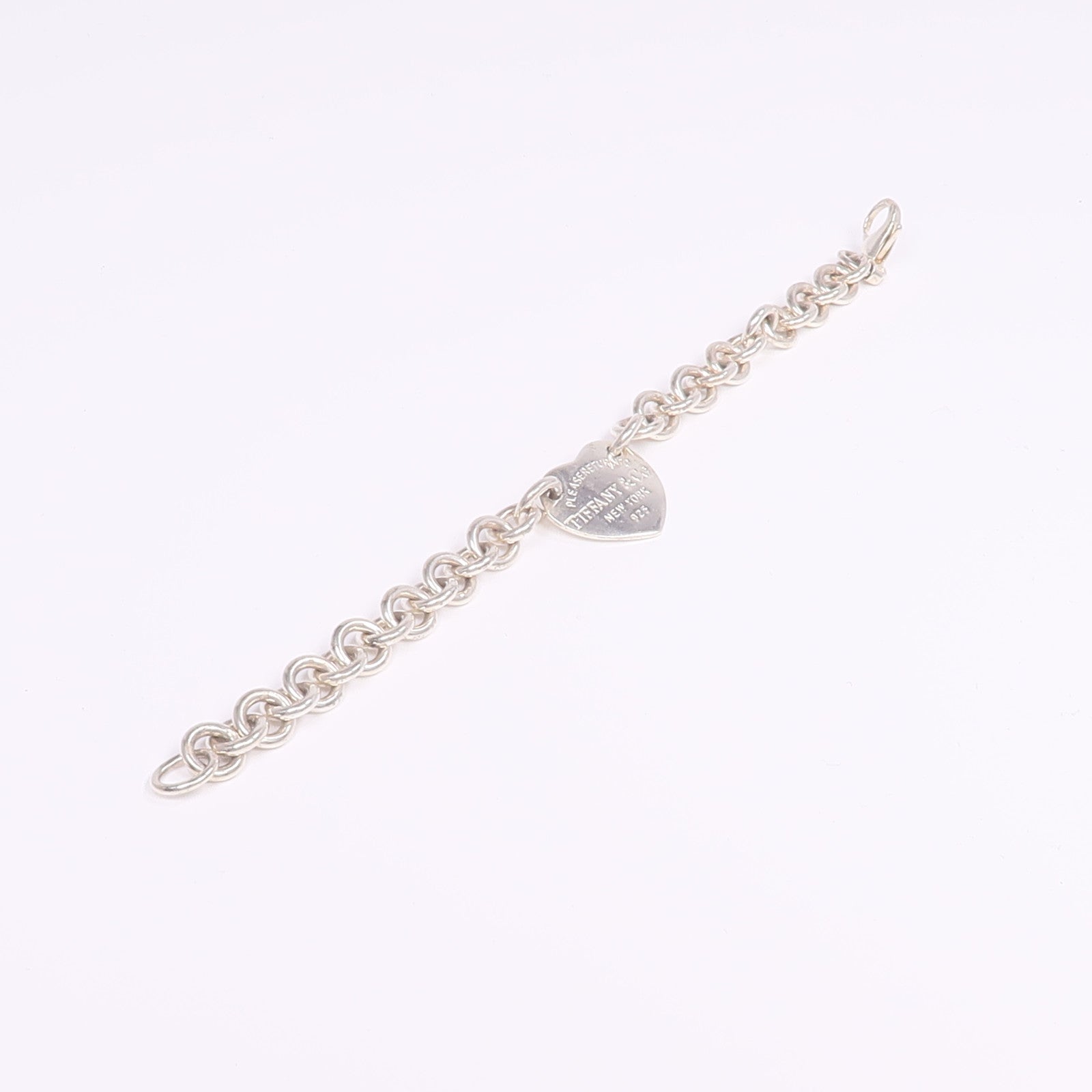 TIFFANY＆CO 925純銀Return To Heart Tag Bracelet手鏈