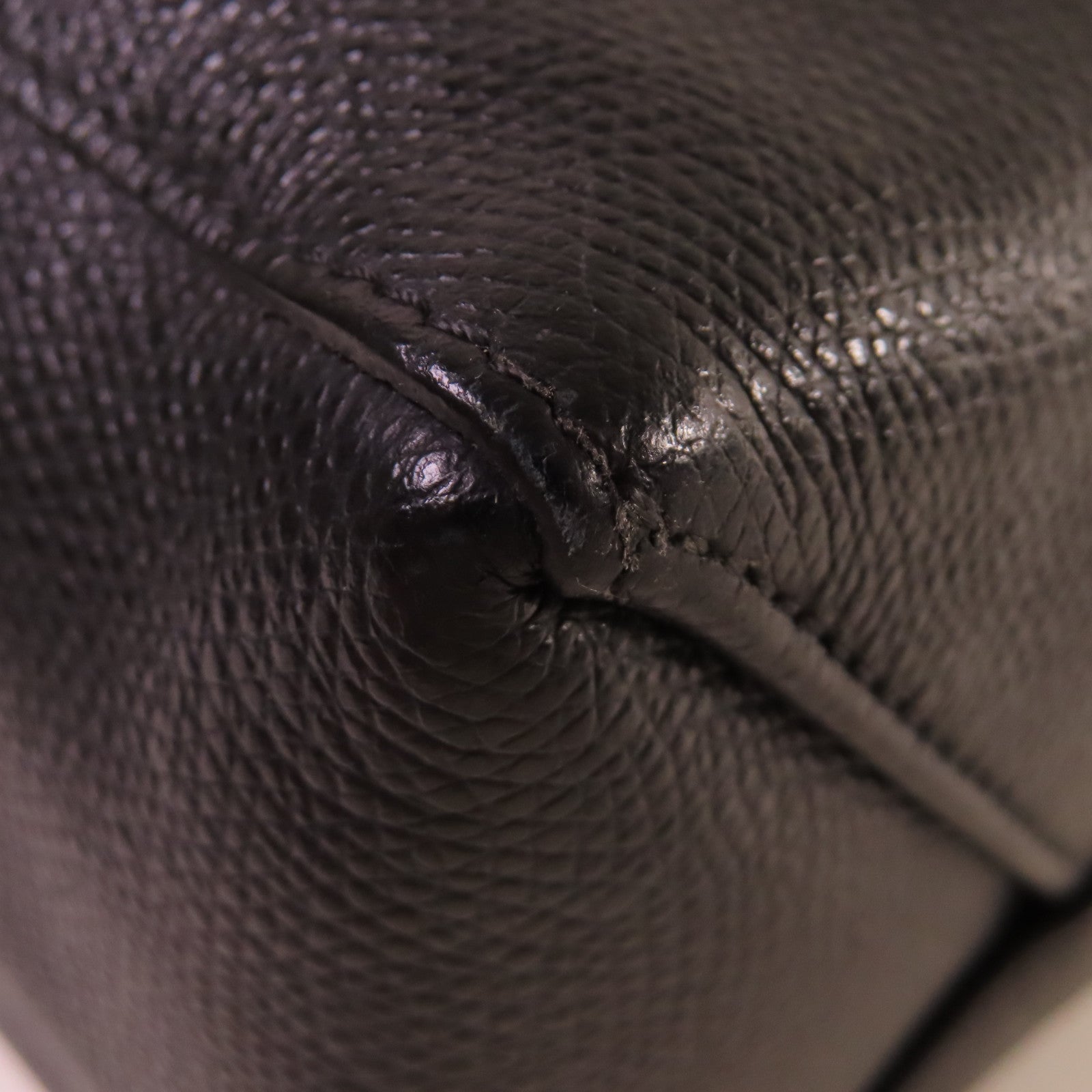 CELINE 【激減優惠】牛皮皮革Cabas Tote 2Way Shoulder Bag手挽肩背兩用袋米白色/黑色